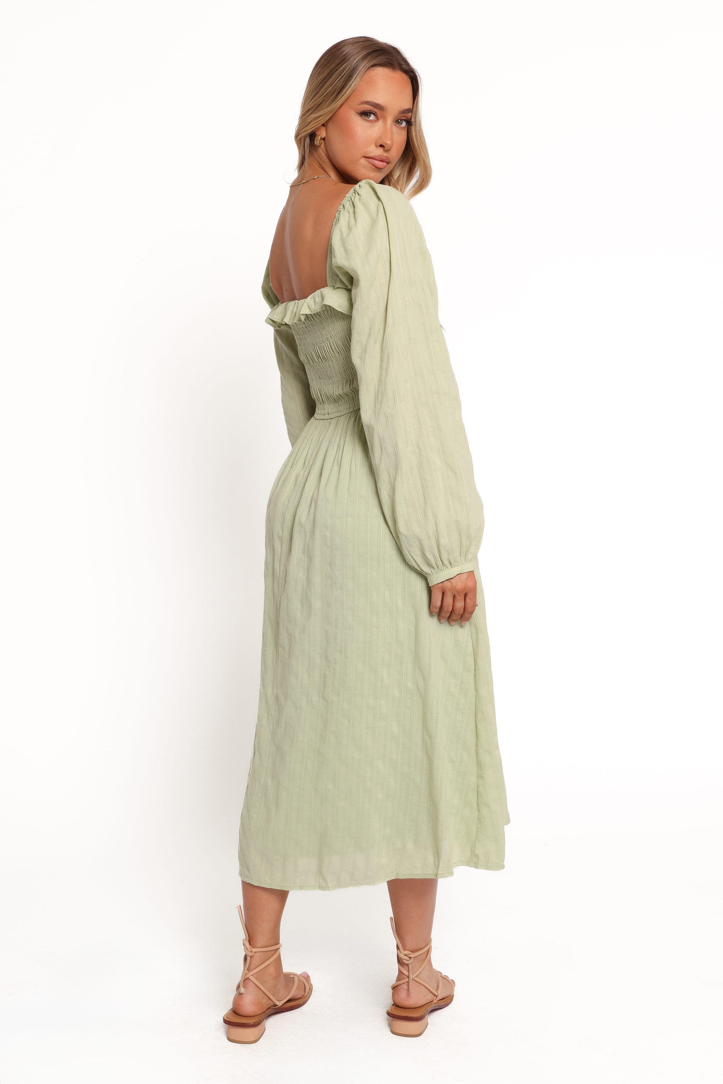 DRESSES Ophelia Midi Dress - Olive