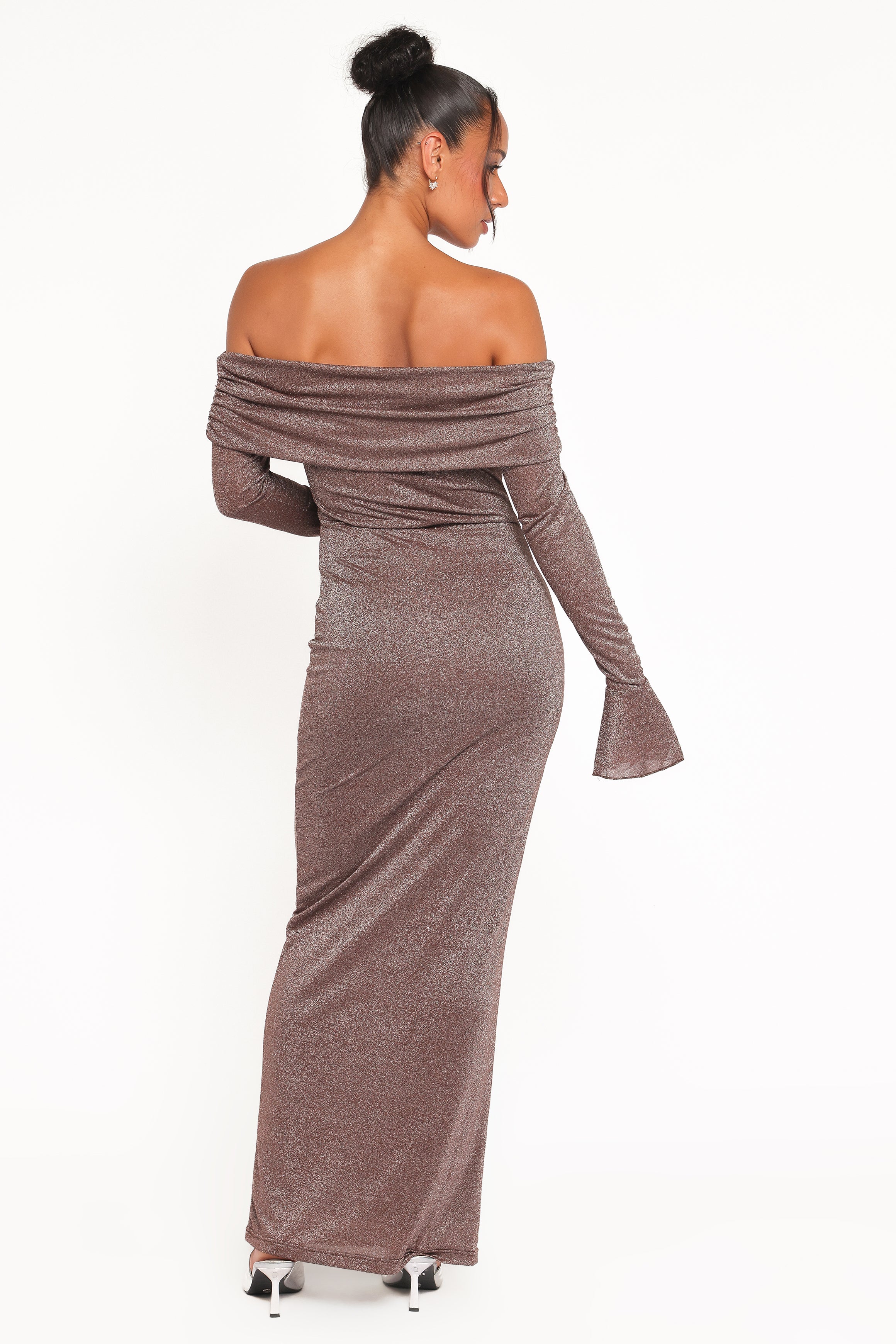 DRESSES Oraton Off Shoulder Maxi Dress - Brown