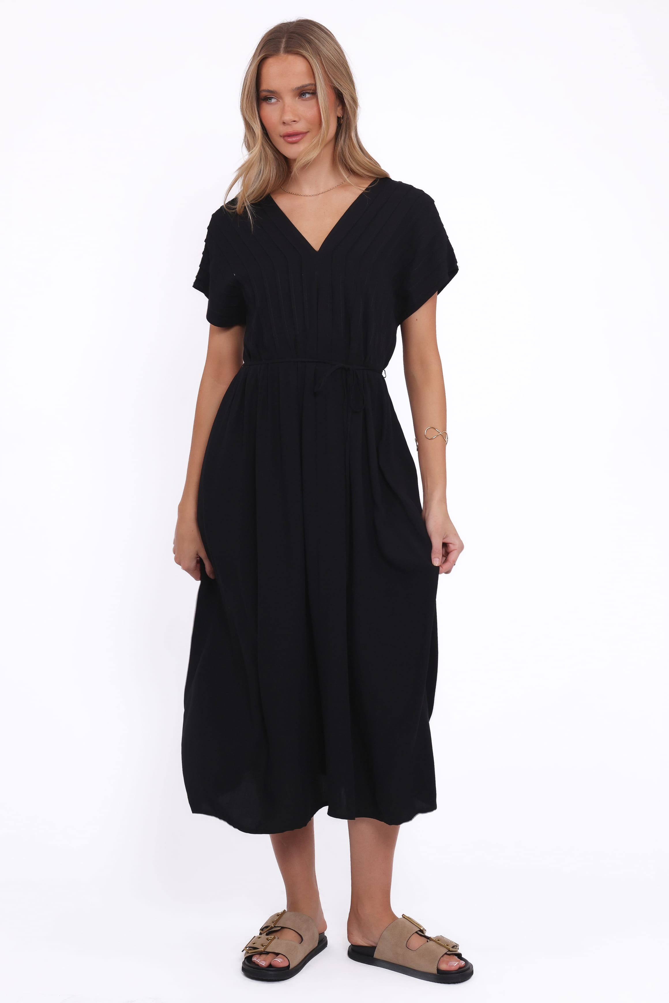 DRESSES Orly Midi Dress - Black