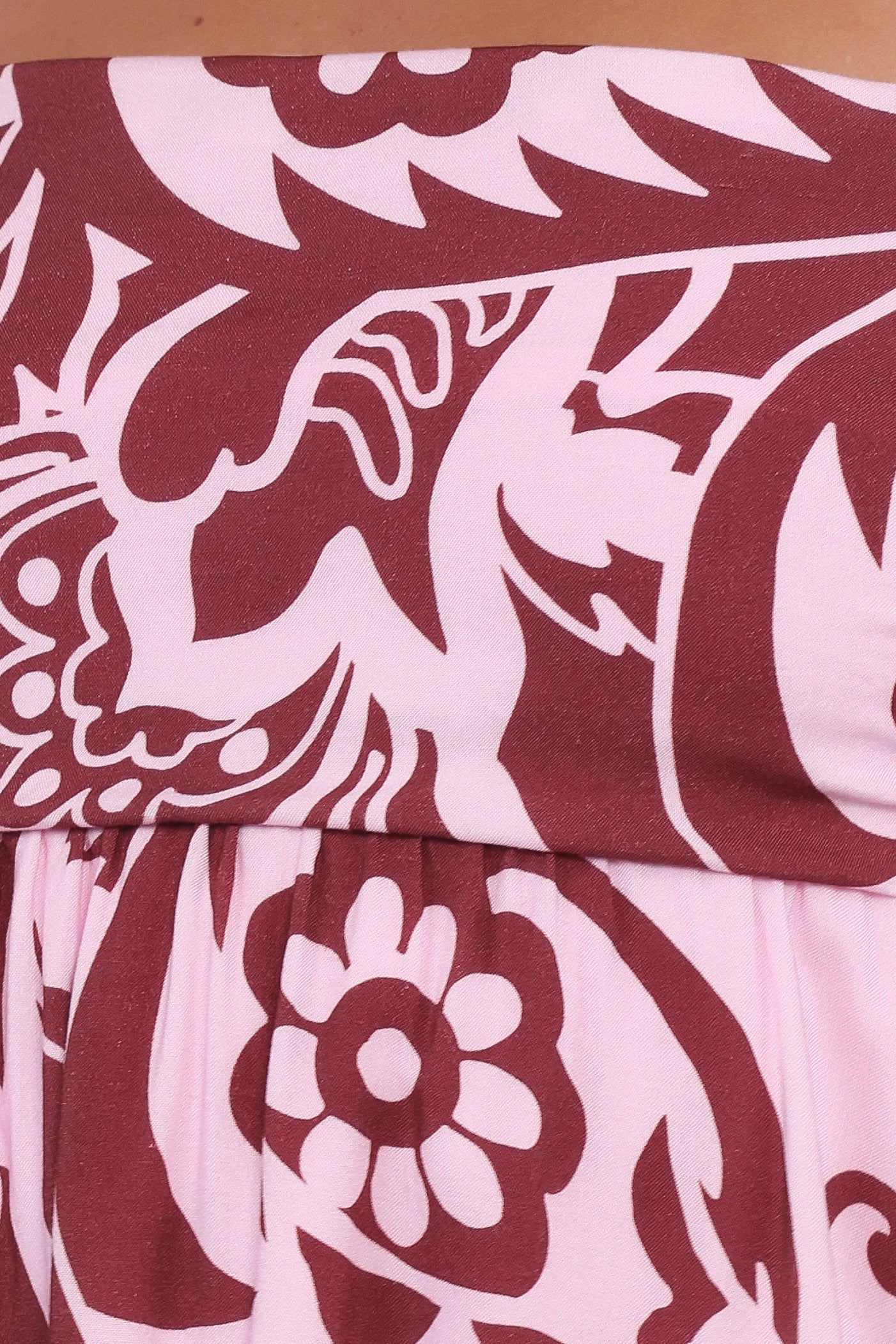 DRESSES Ottilia Mini Dress - Pink Brown Paisley