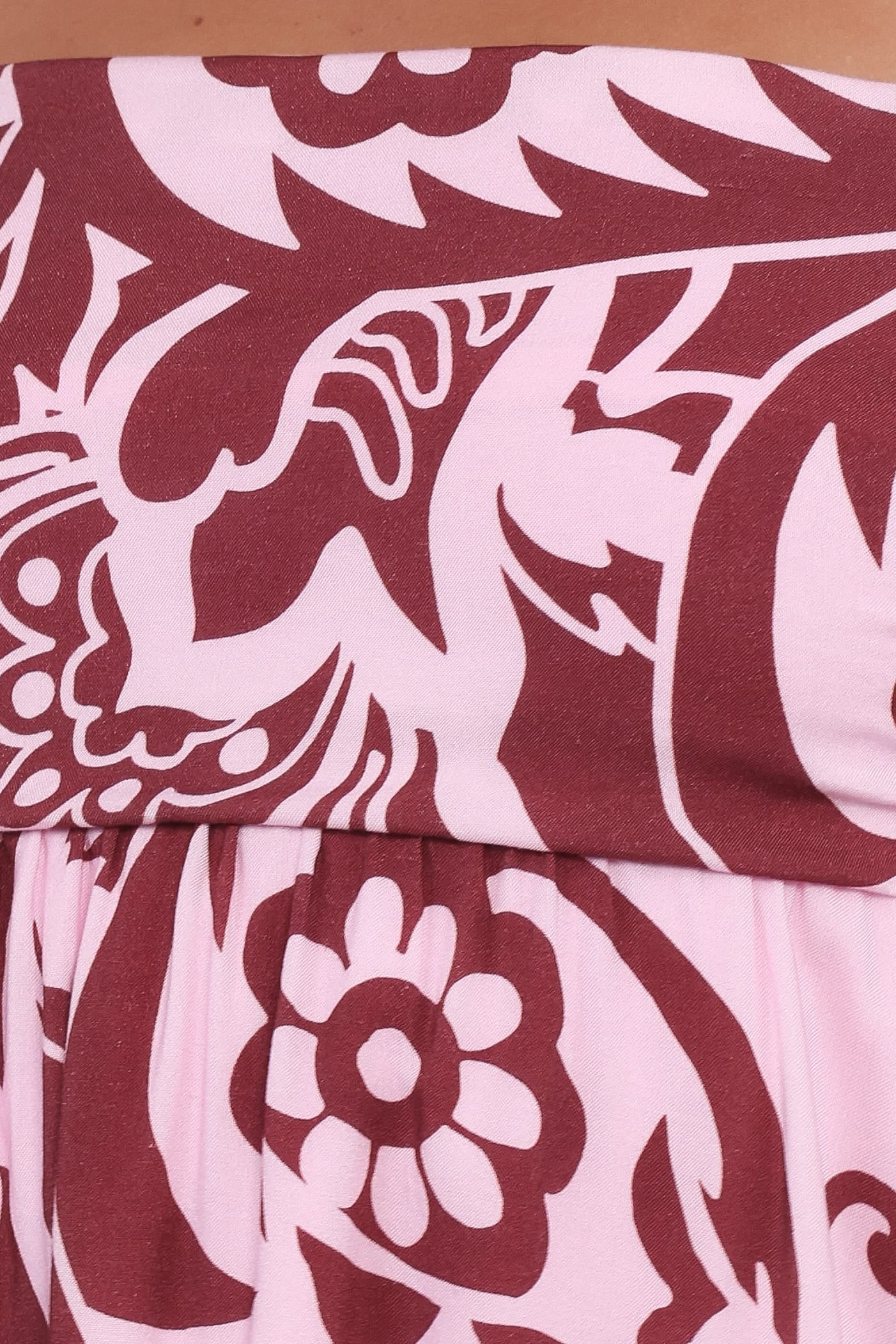DRESSES Ottilia Mini Dress - Pink Brown Paisley