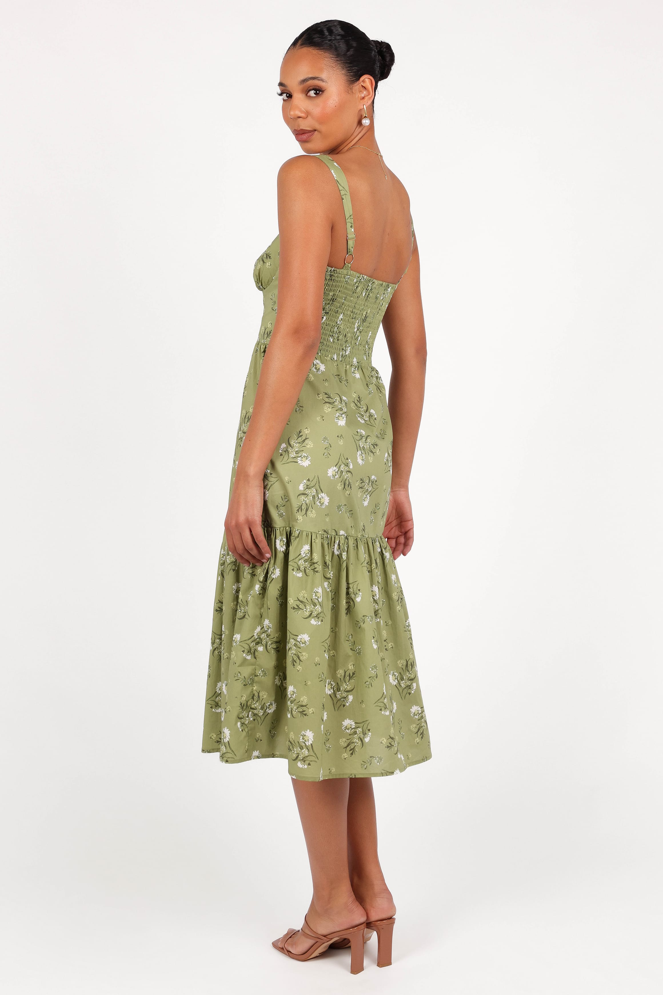 DRESSES Paisley Midi Dress - Sage Botanica