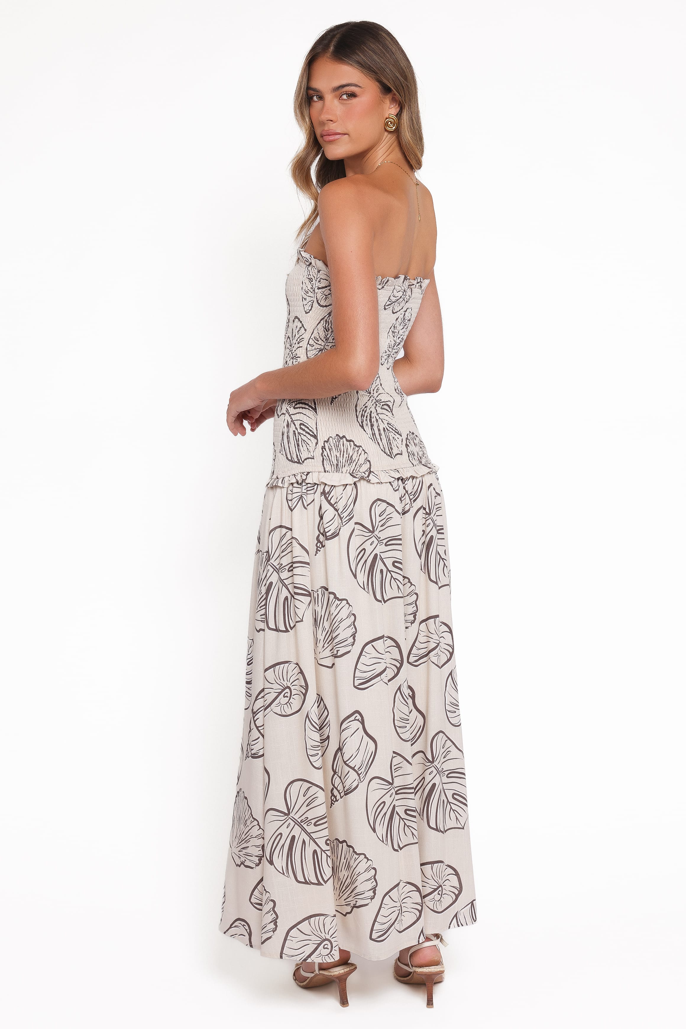 DRESSES Parkway Maxi Dress - Cream Shells