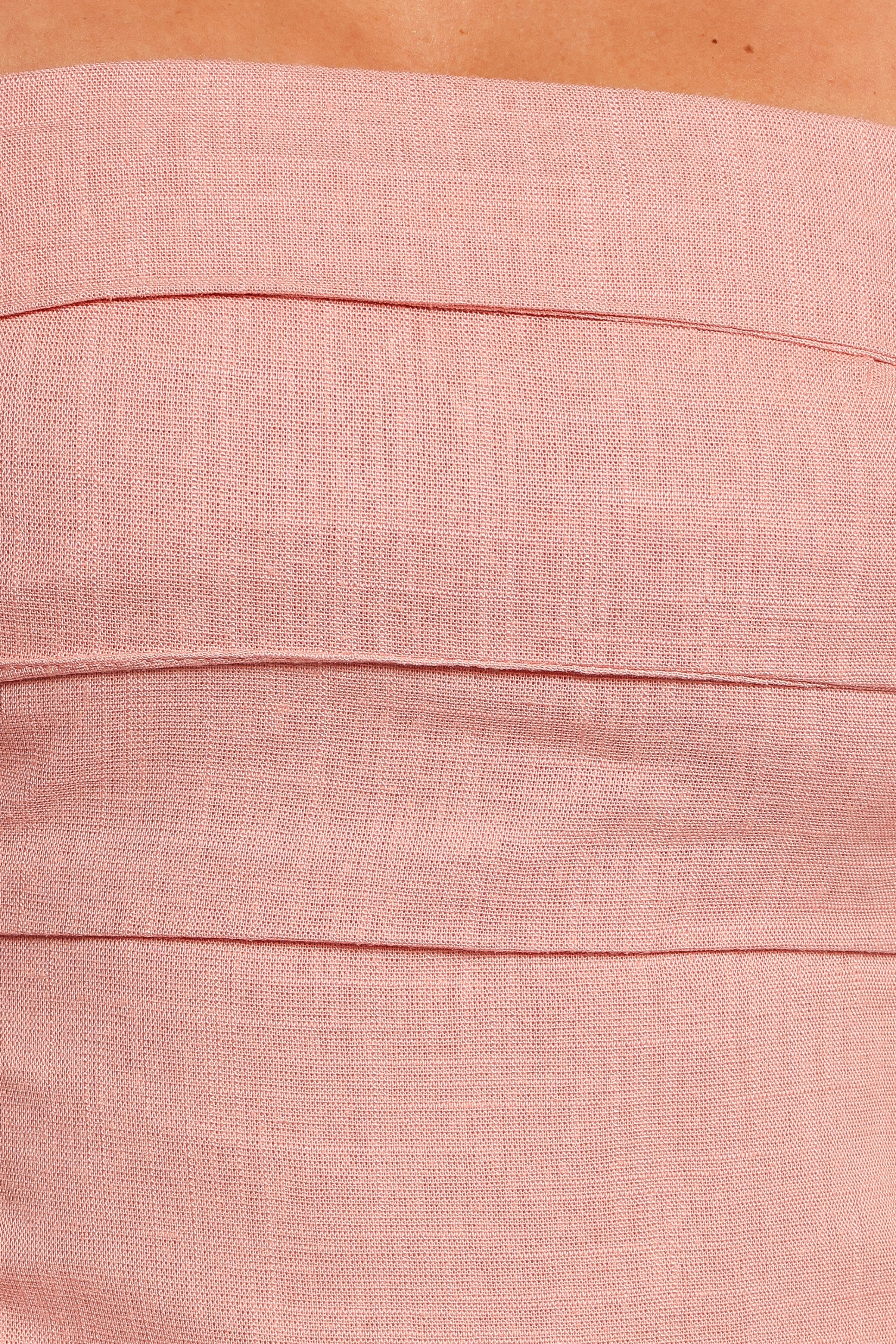 DRESSES Patterson Tie Shoulder Midi Dress - Blush