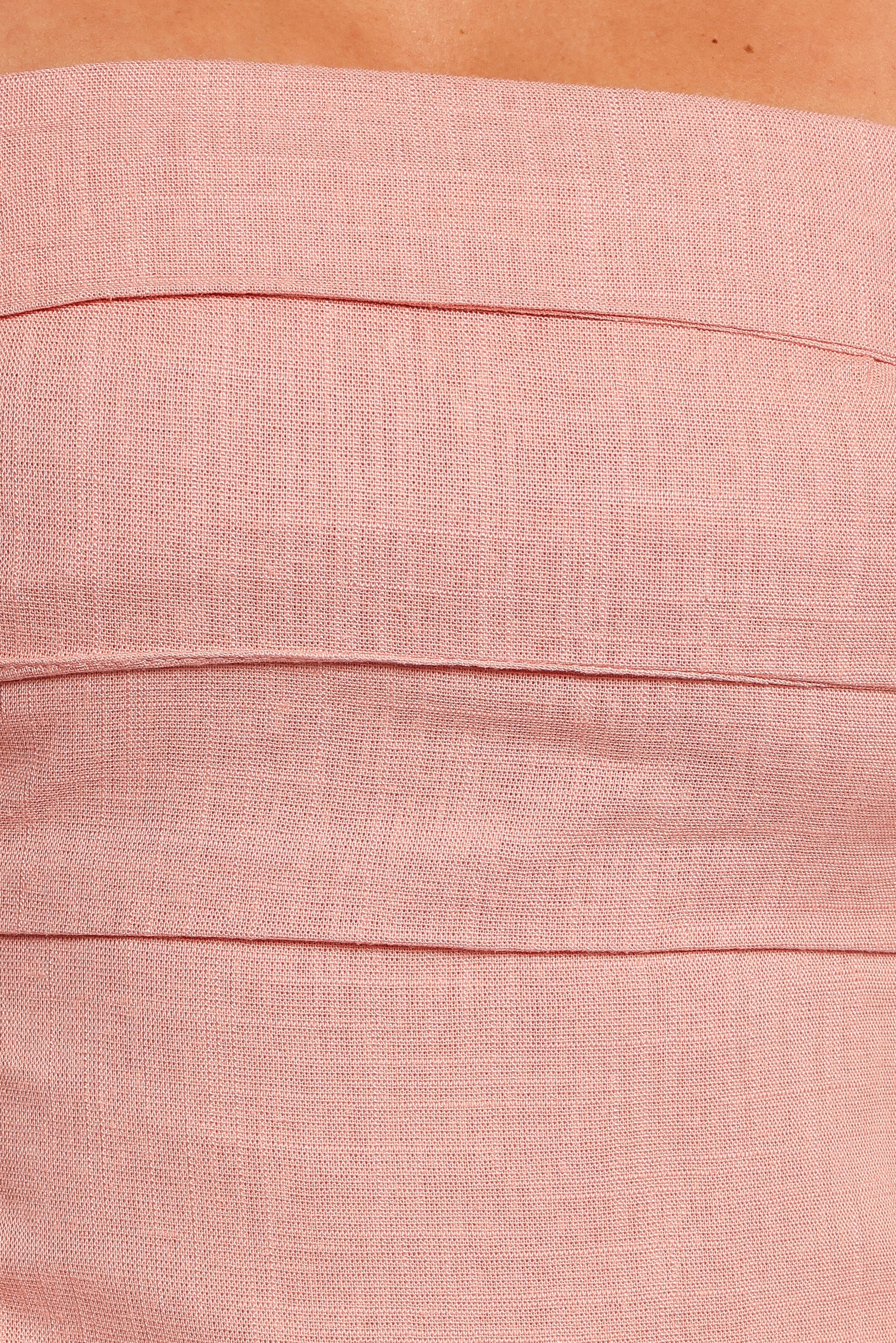 DRESSES Patterson Tie Shoulder Midi Dress - Blush