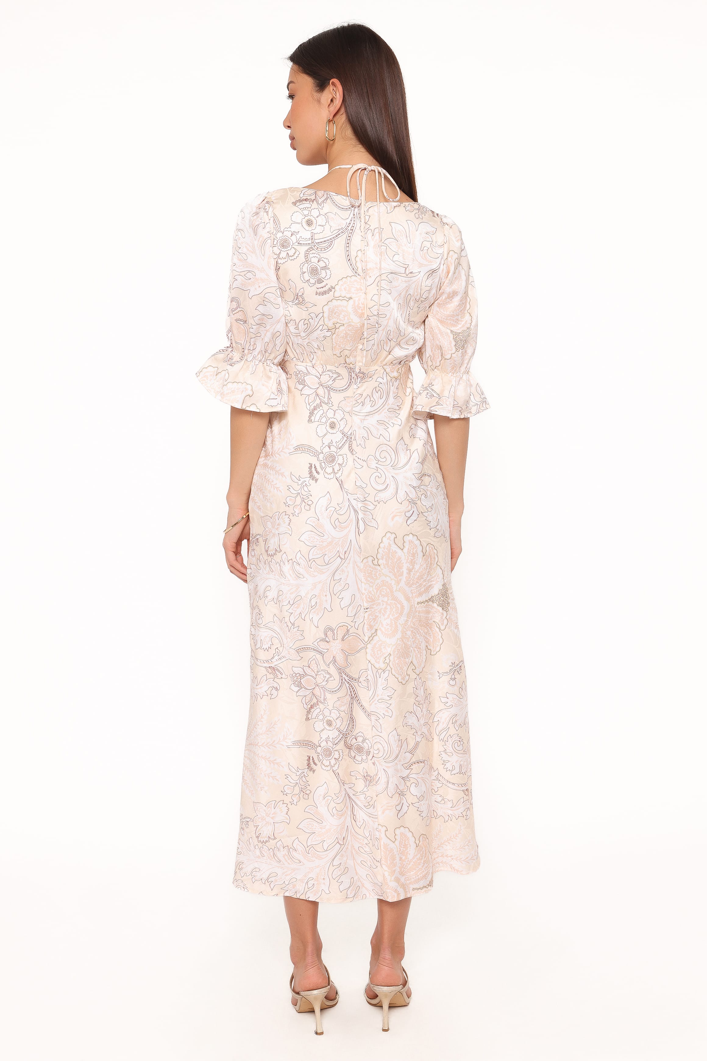 DRESSES Pauline Long Sleeve Maxi Dress - Pastel Paisley