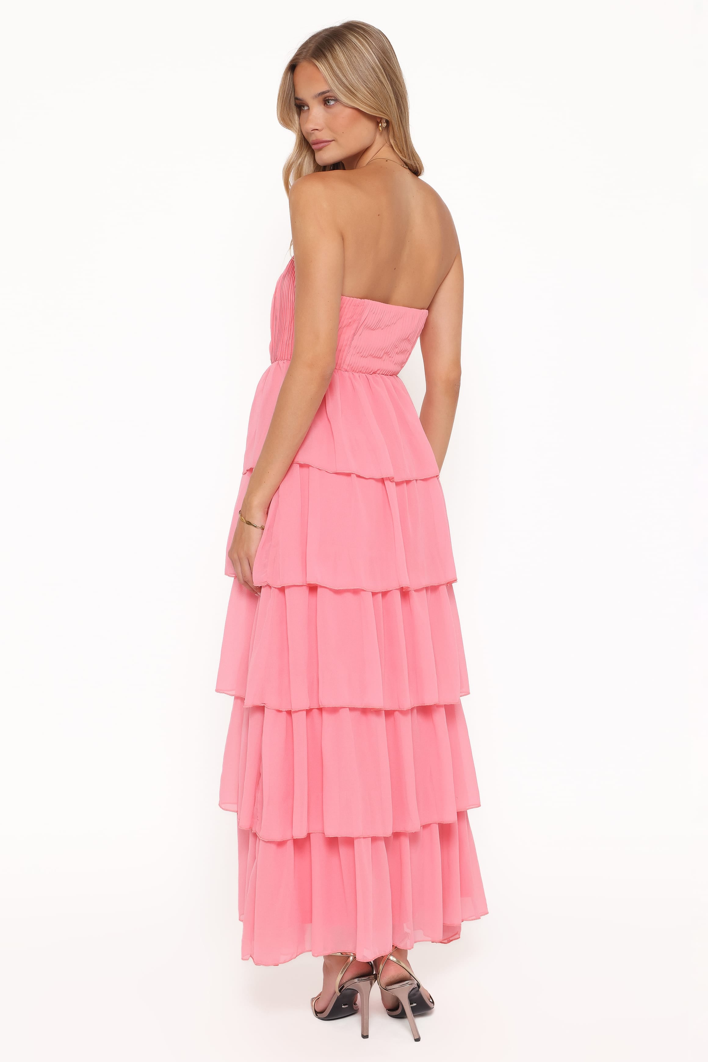 DRESSES Peachester Strapless Maxi Dress - Coral