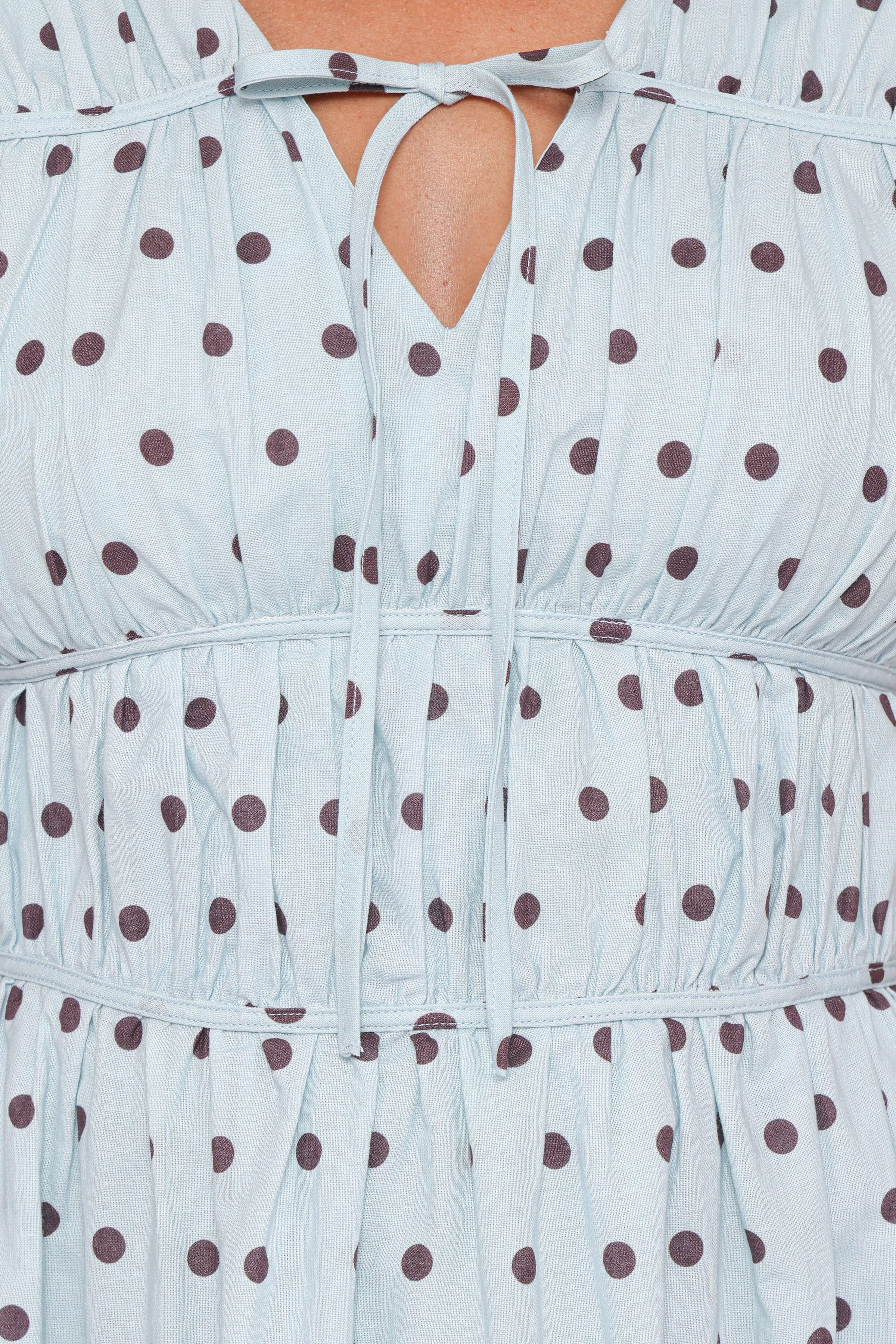 DRESSES Pipper Mini Dress - Blue Polka Dot