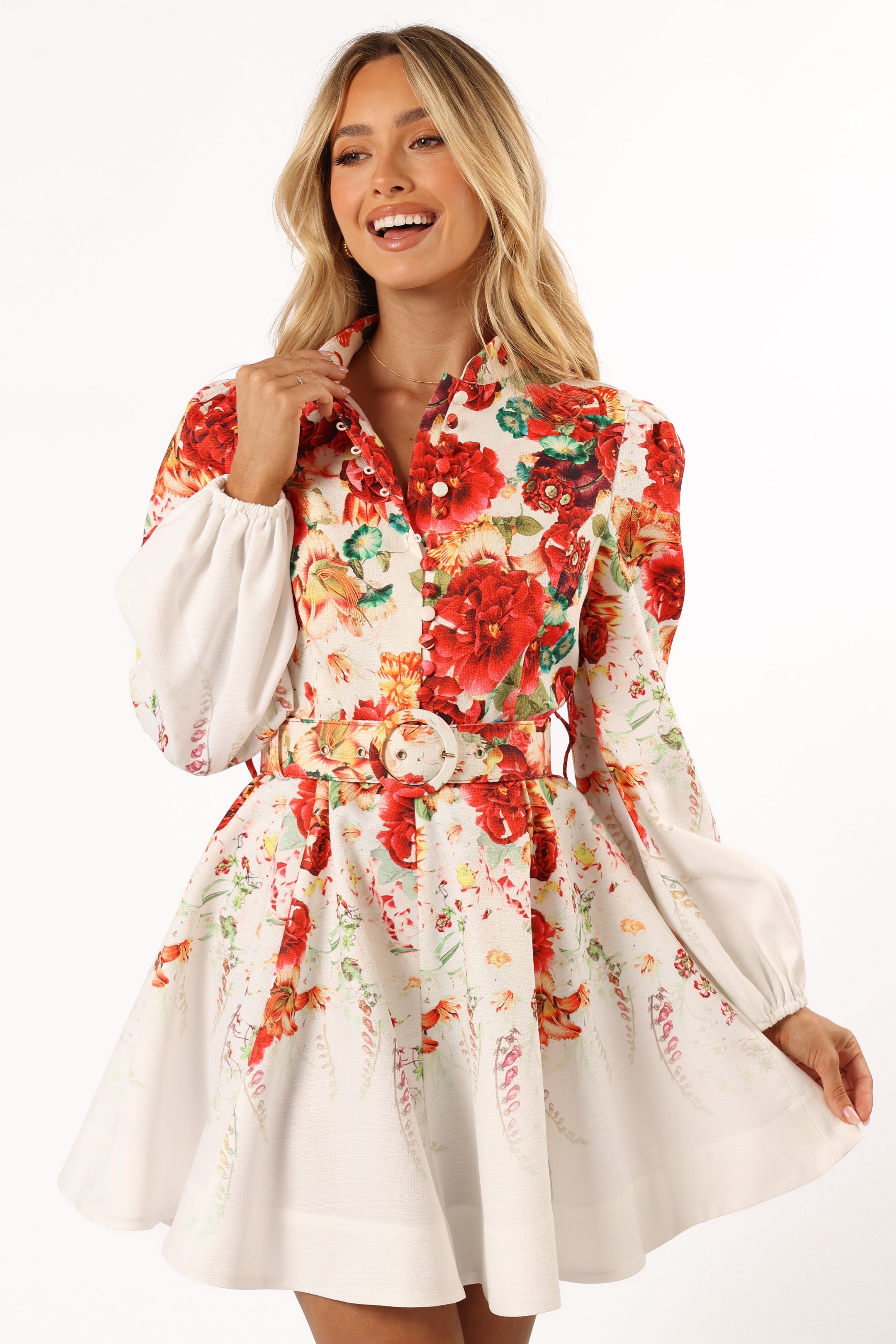 DRESSES @Pipps Longsleeve Mini Dress - Multi