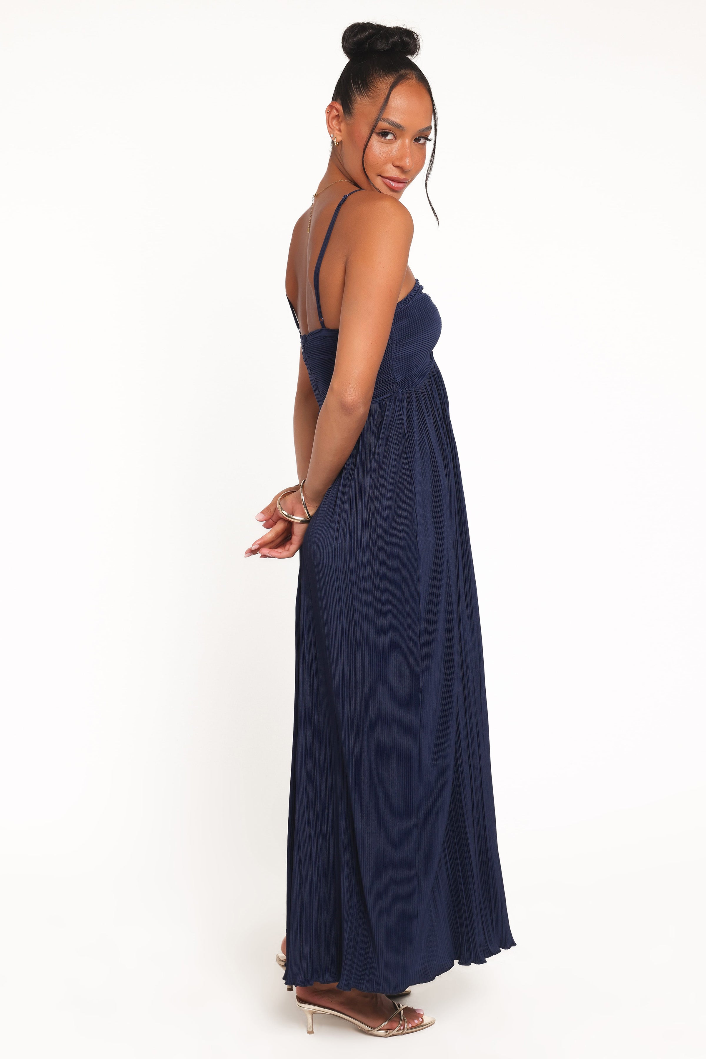 DRESSES Polly Halterneck Maxi Dress - Navy