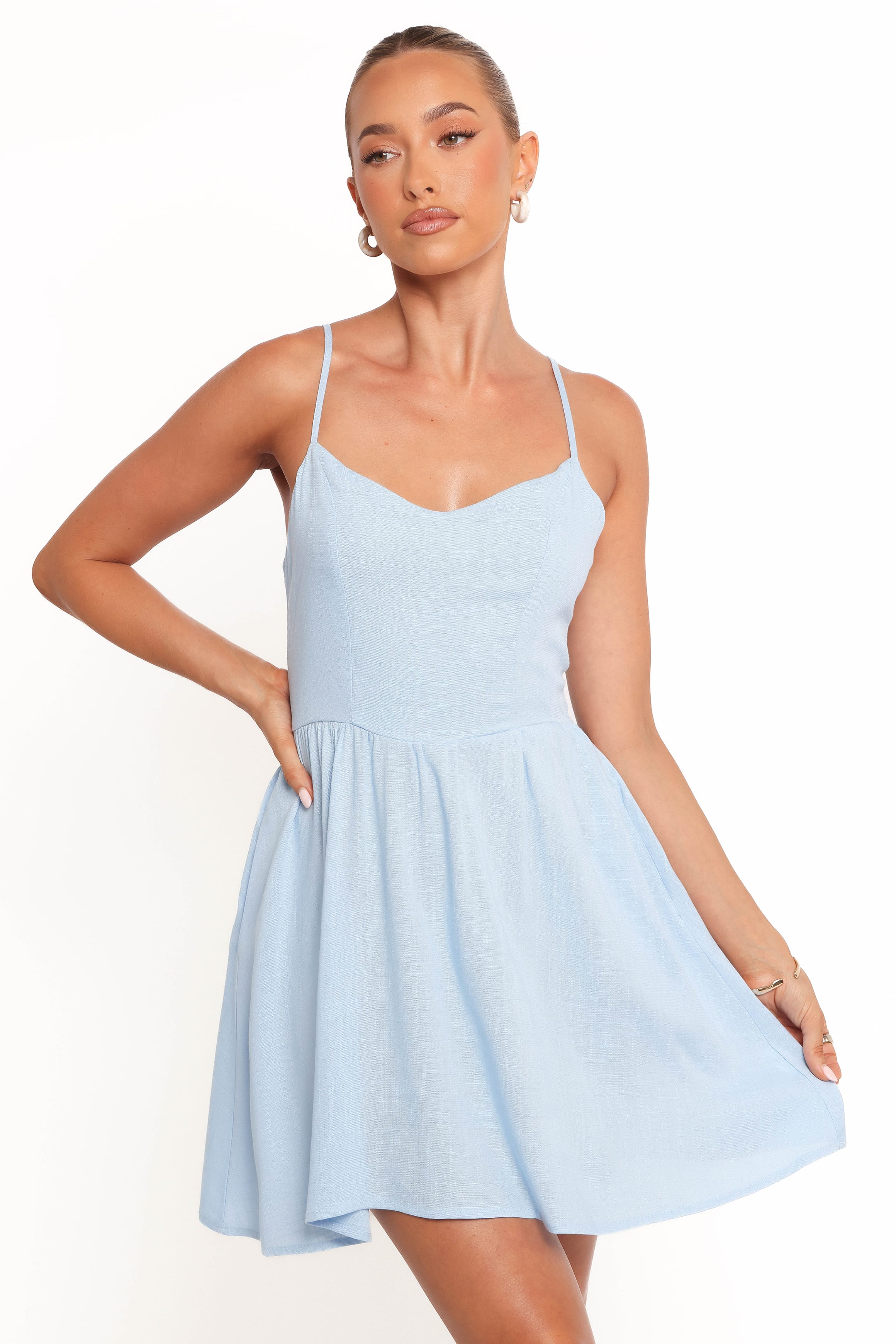 DRESSES Polly Mini Dress - Cornflower Blue