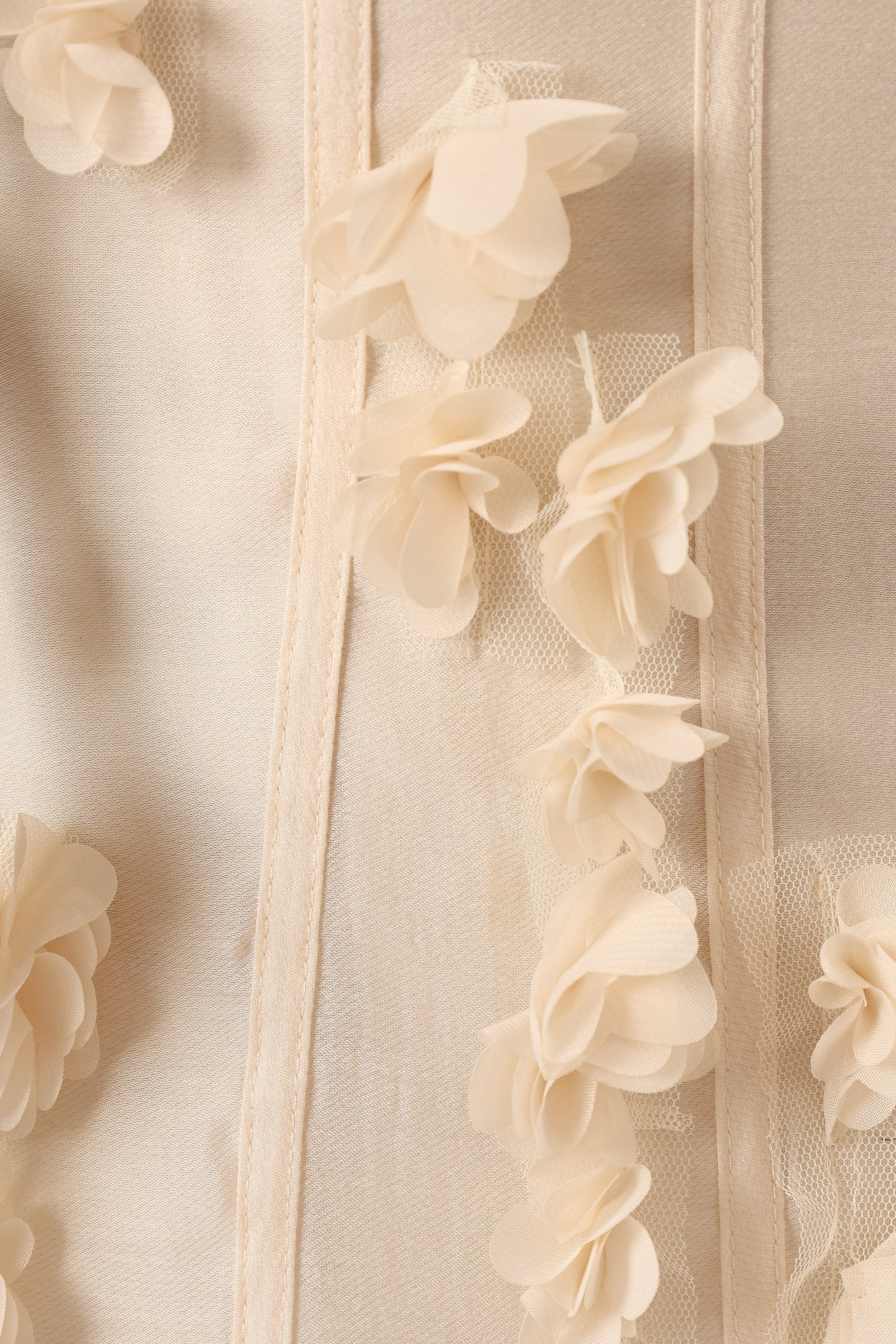 DRESSES @Posedly Midi Dress - Cream