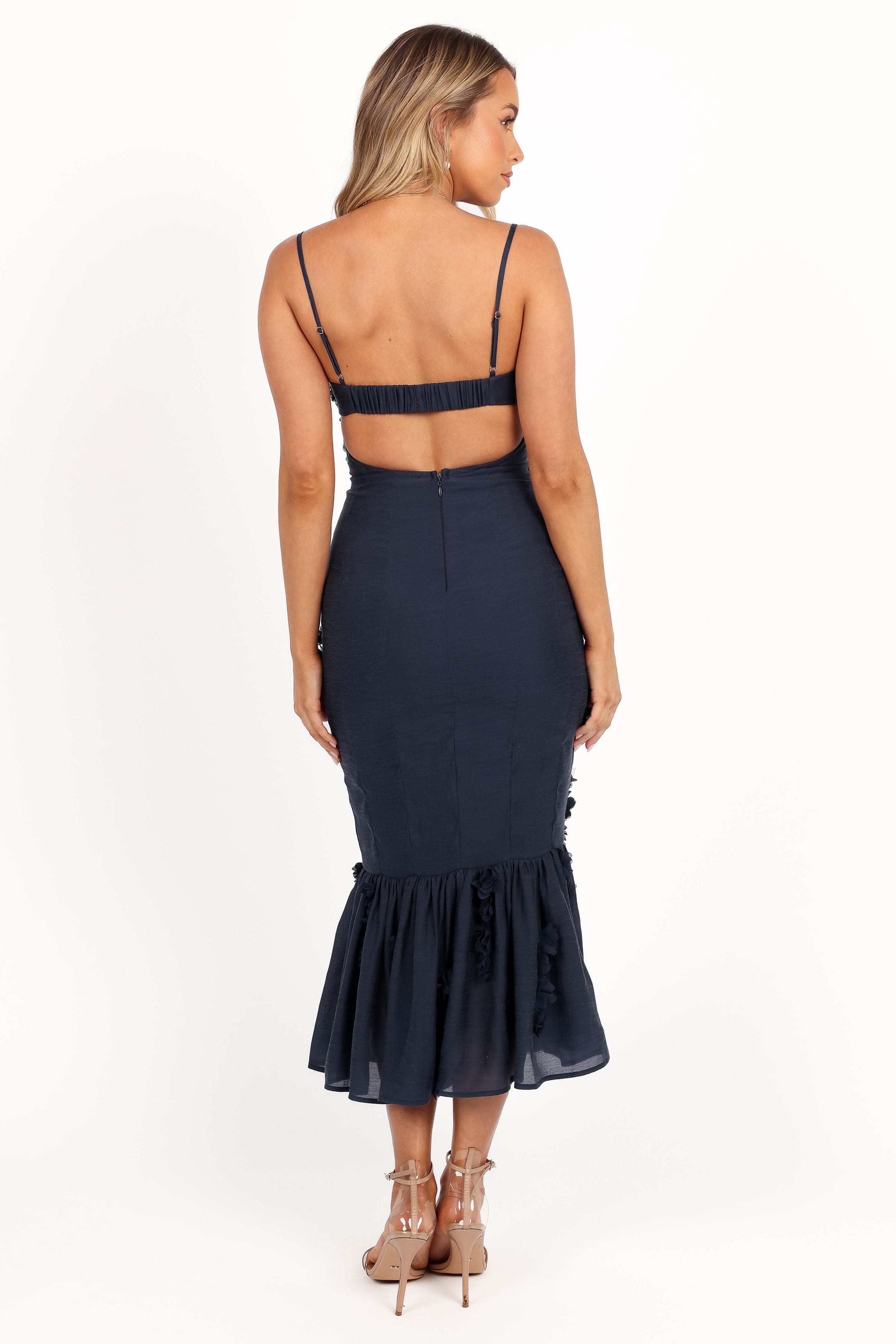 DRESSES Posedly Midi Dress - Navy