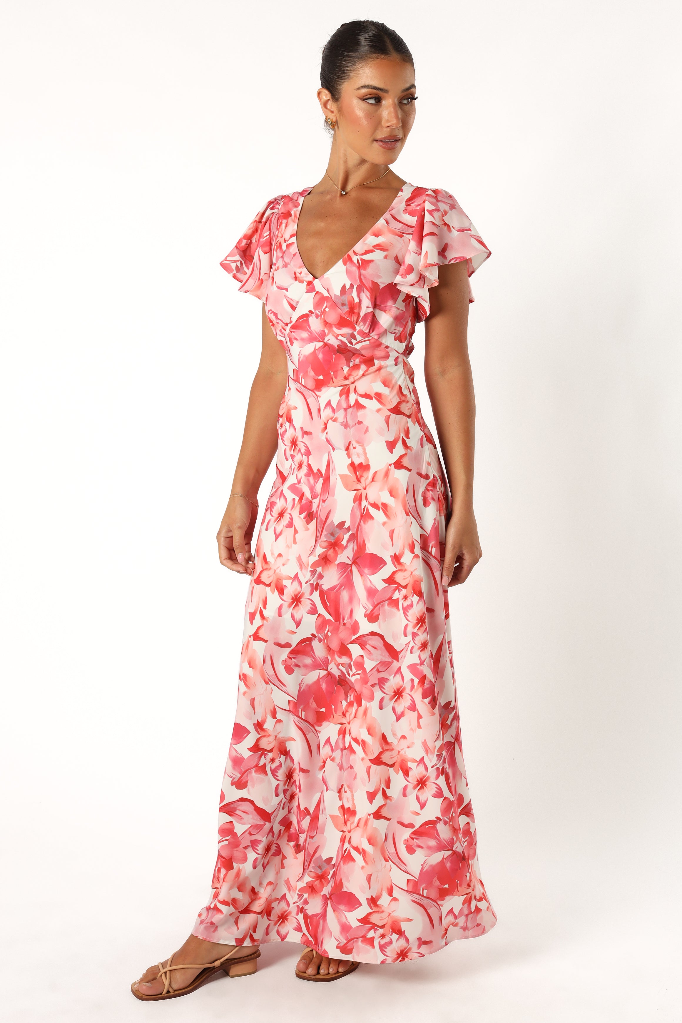 DRESSES @Ramsey Maxi Dress - Red Floral