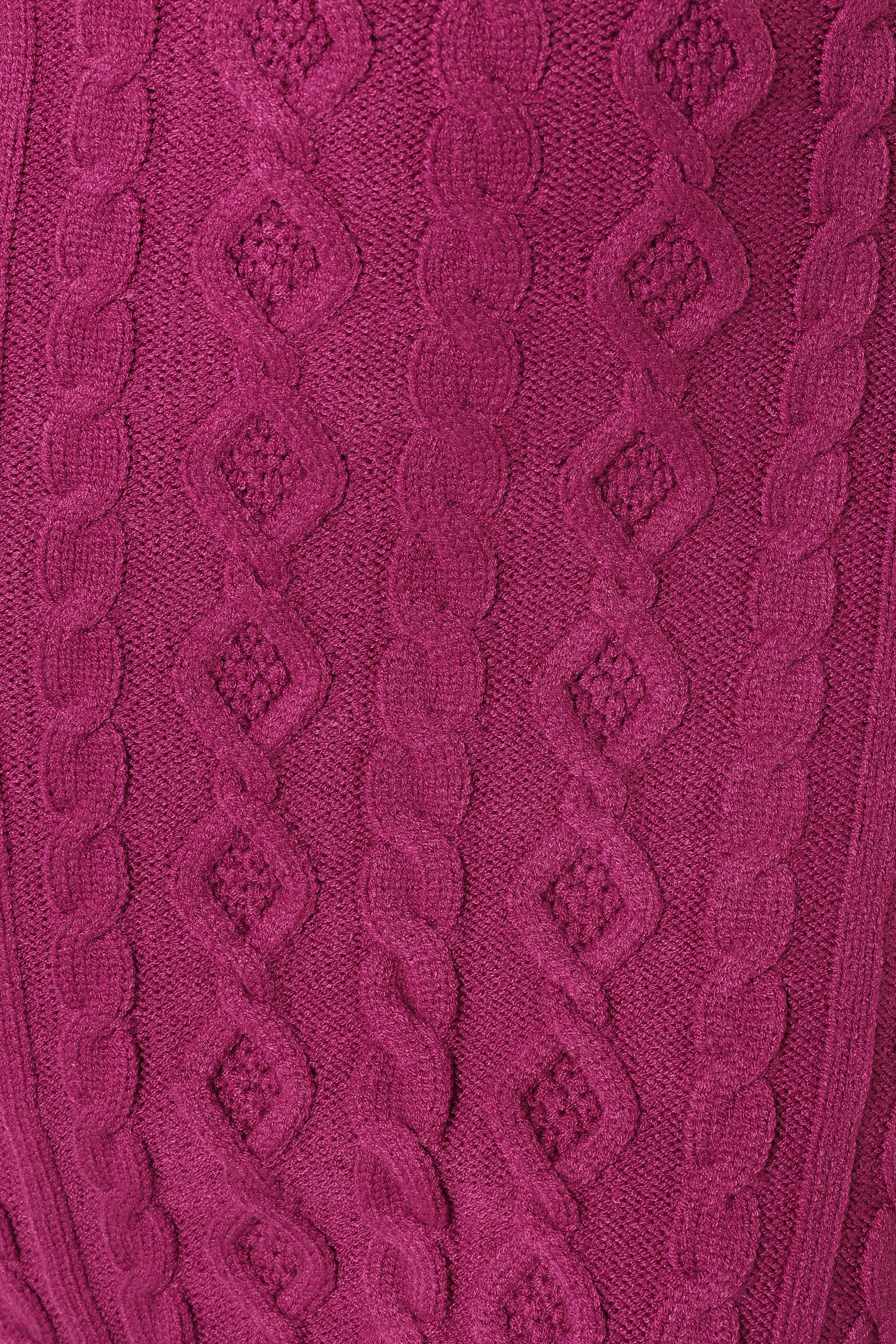 DRESSES @Raven Longsleeve Mini Dress - Magenta