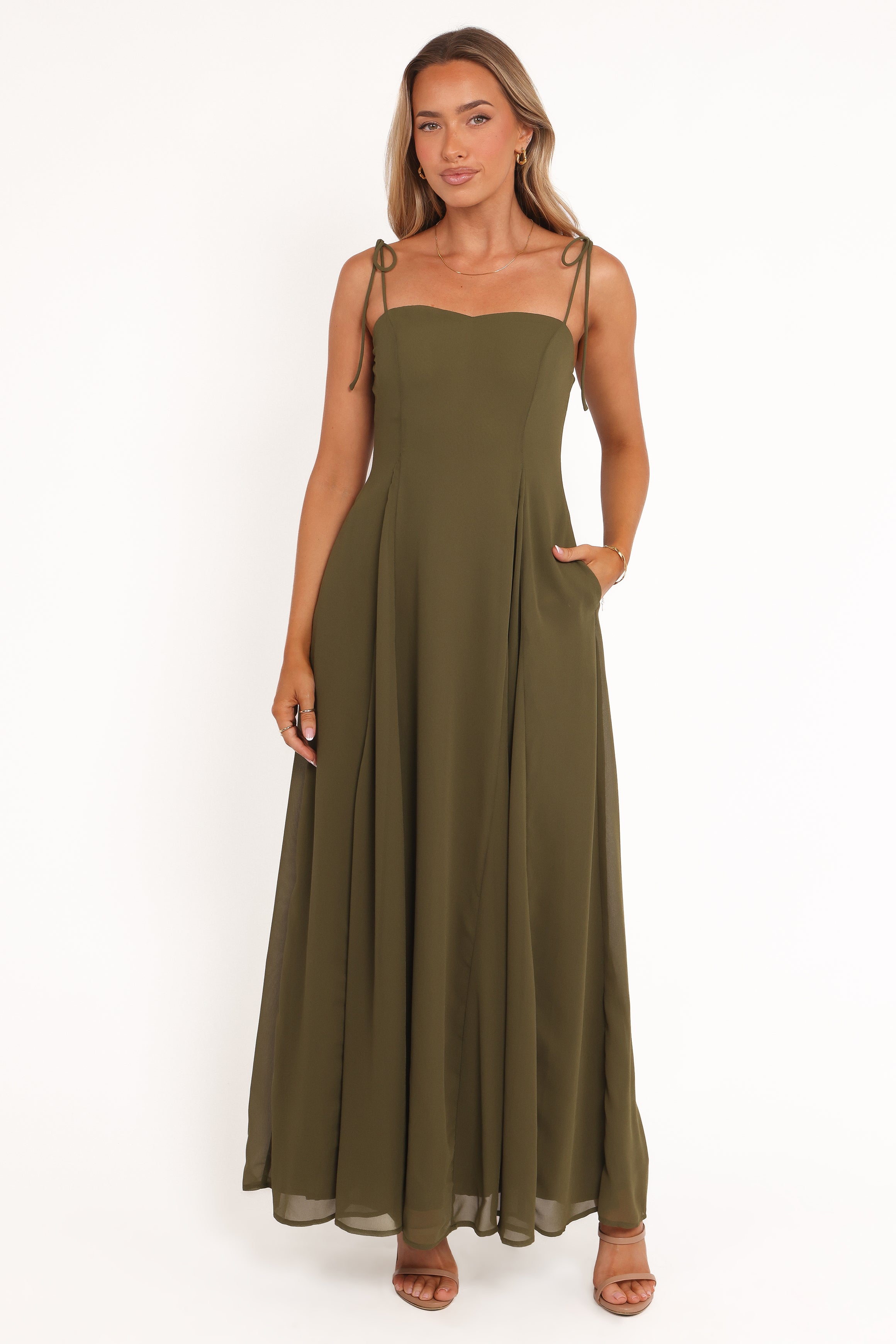 DRESSES Rayna Maxi Dress - Olive