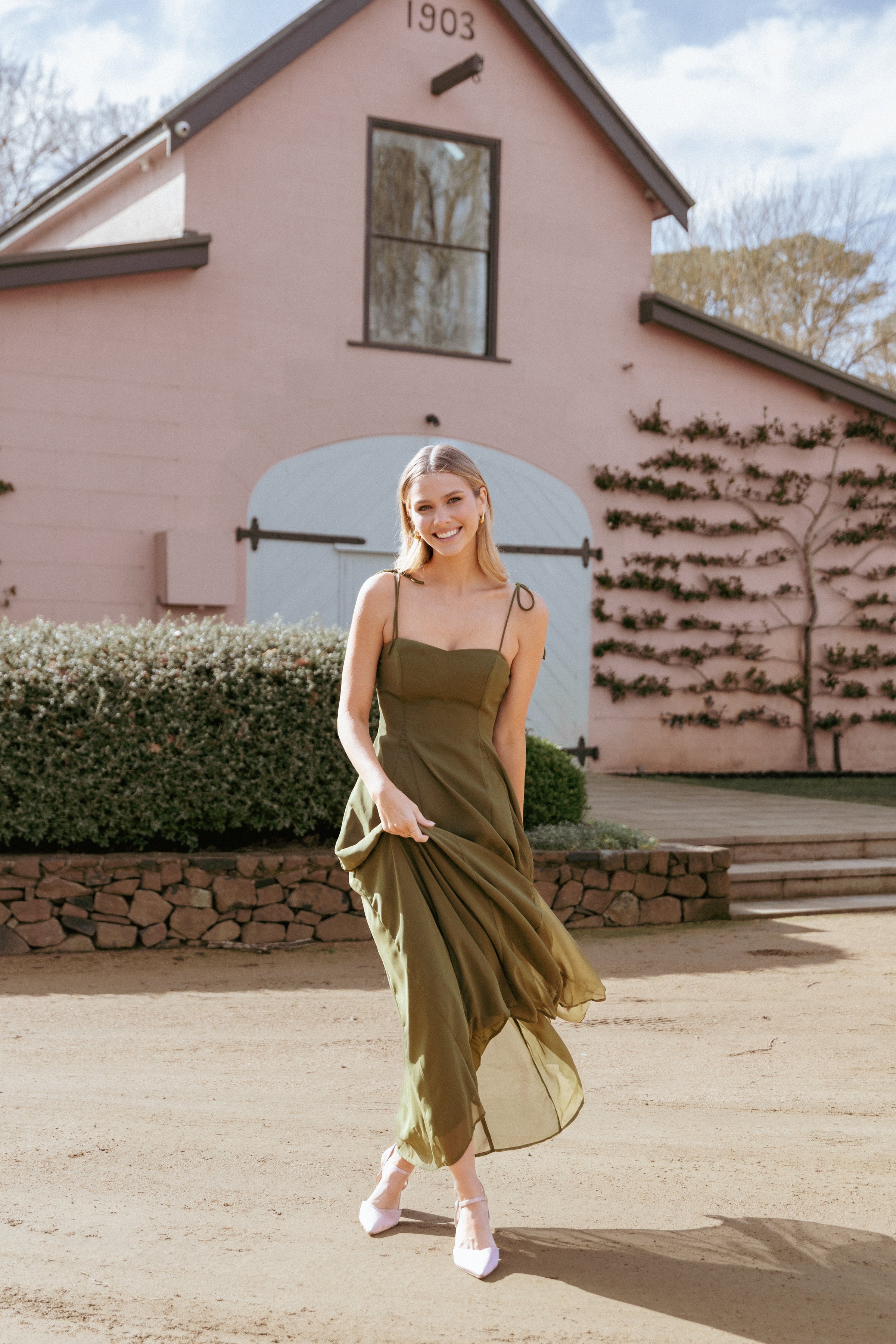 DRESSES Rayna Maxi Dress - Olive