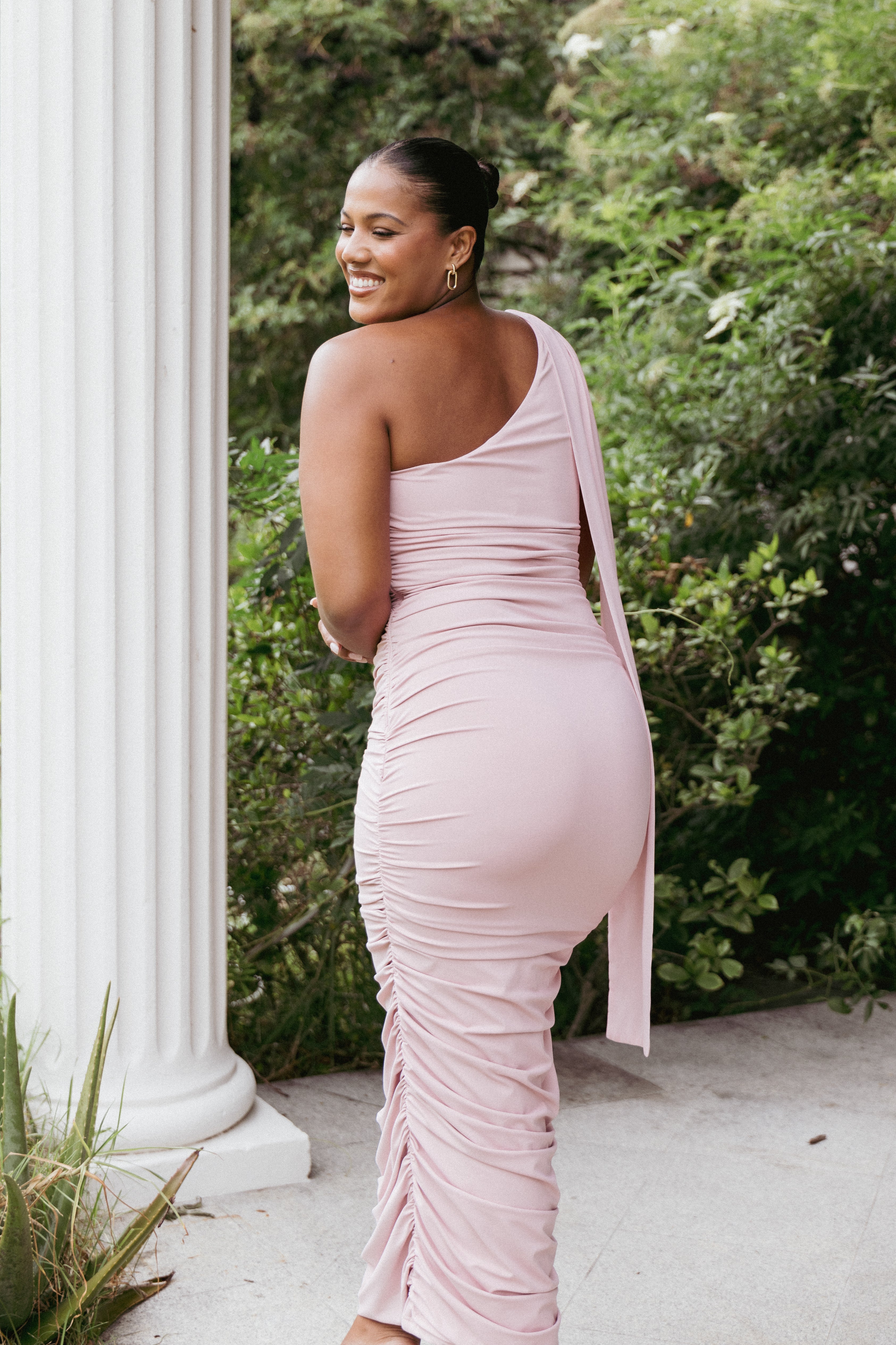 DRESSES Reia Midi Dress - Pink