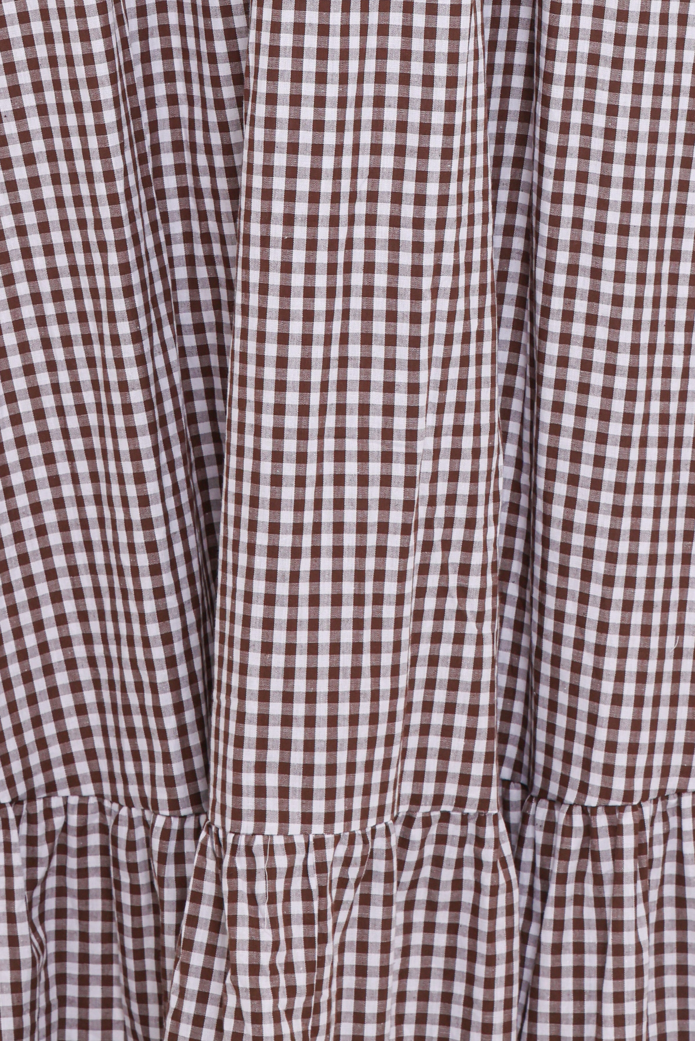 DRESSES Reid Maxi Dress - Brown Gingham