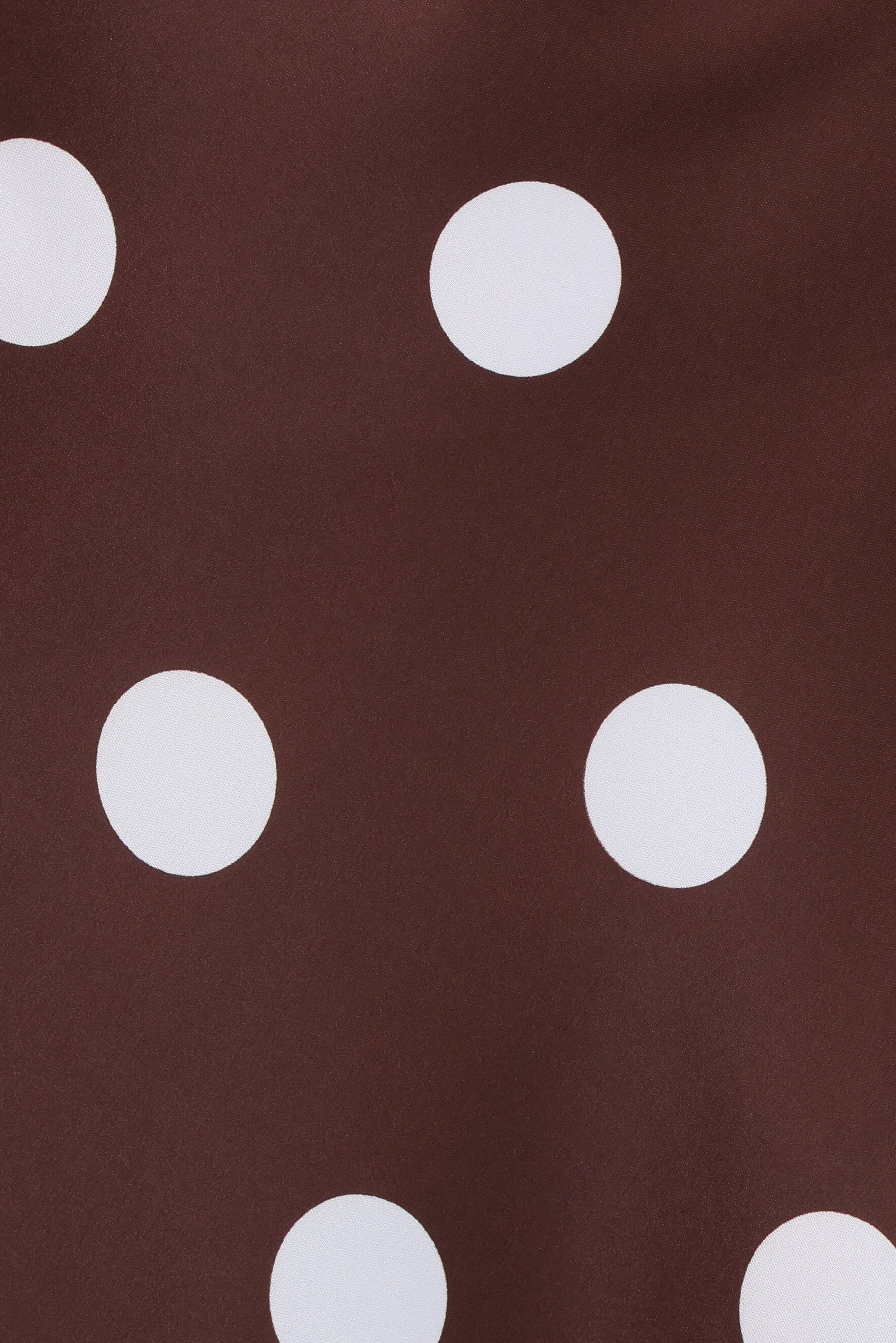 DRESSES Remmie Strapless Maxi Dress - Brown Polka Dot