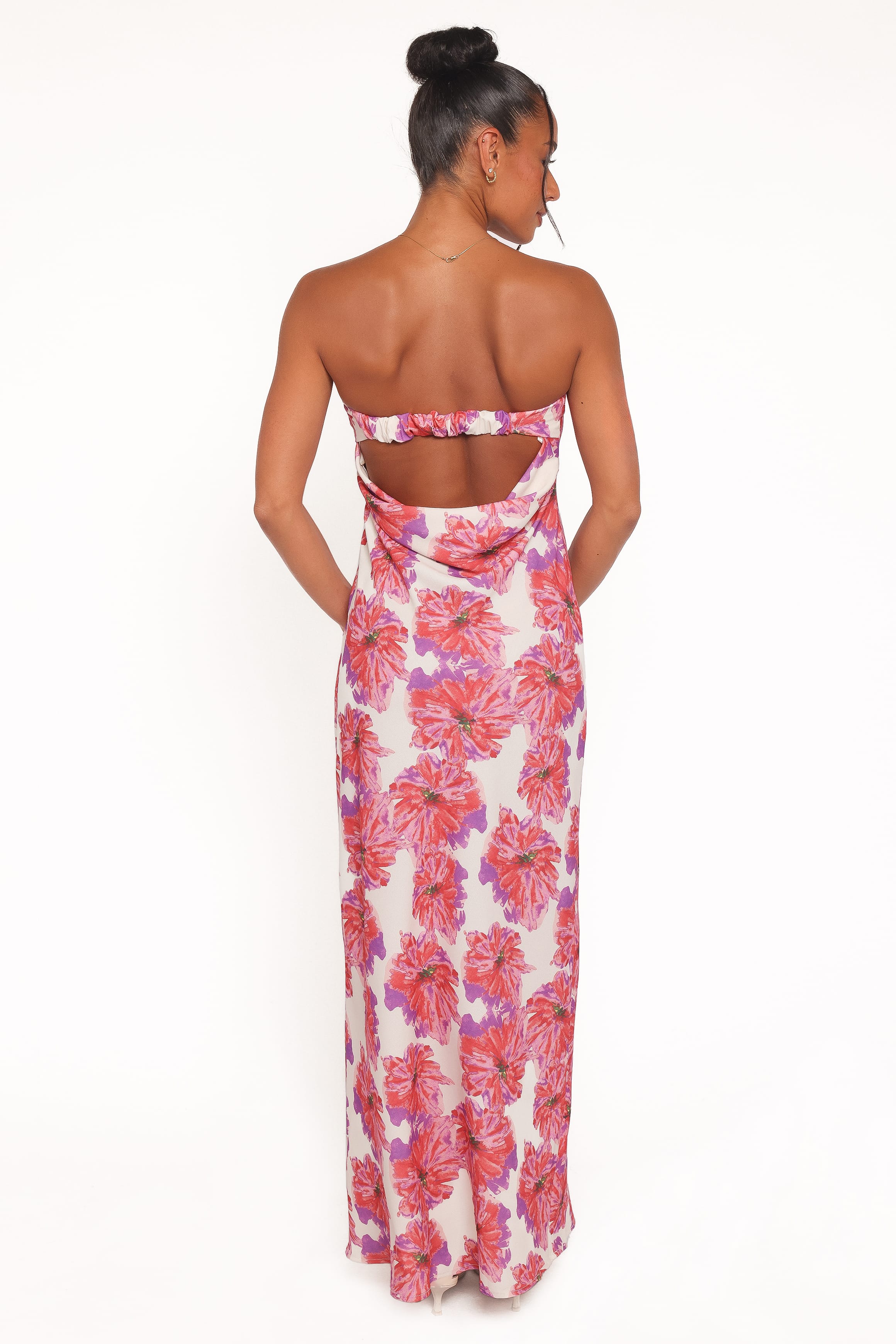 DRESSES Remmie Strapless Maxi Dress - Pink Floral
