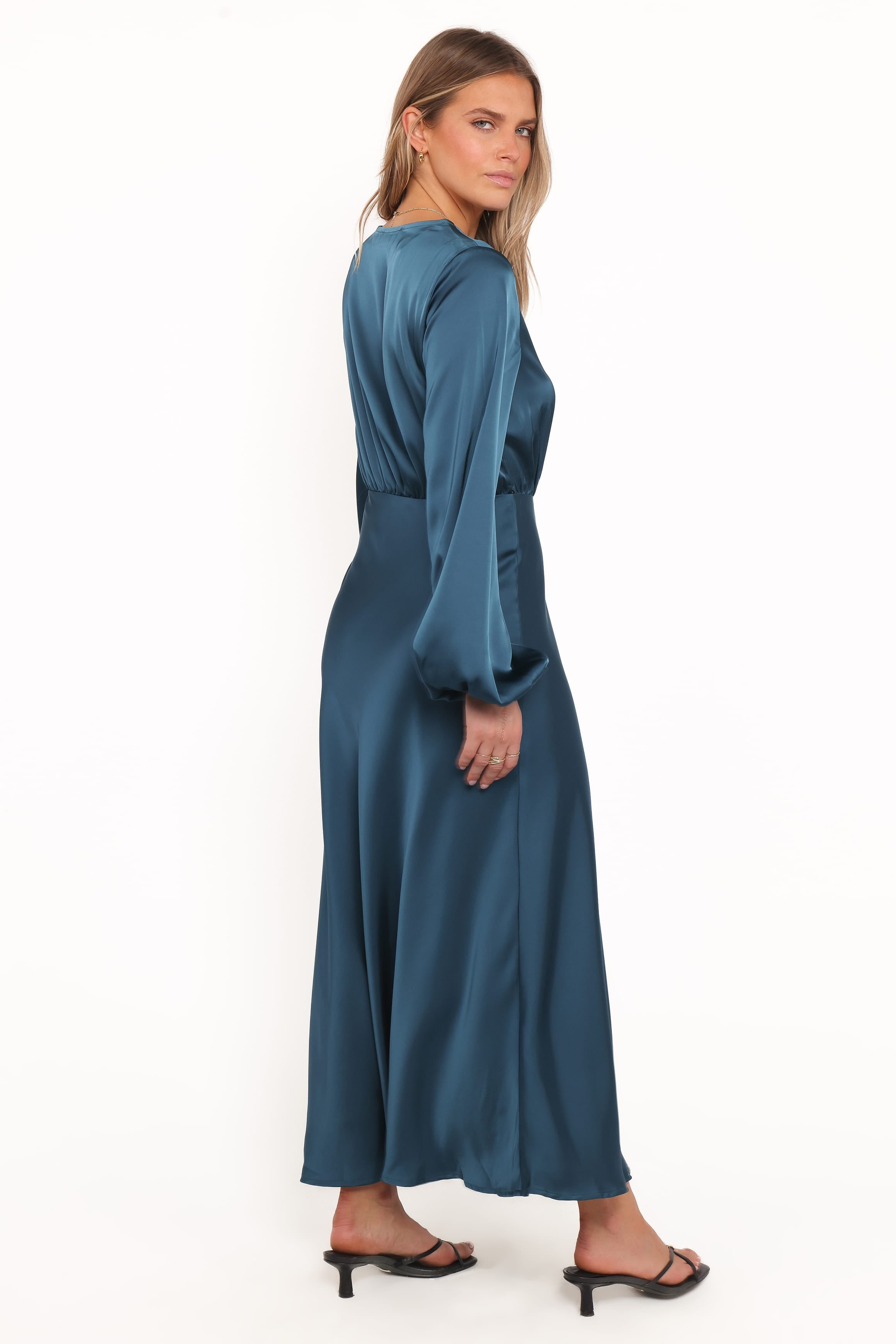 DRESSES Remora Long Sleeve Midi Dress - Teal