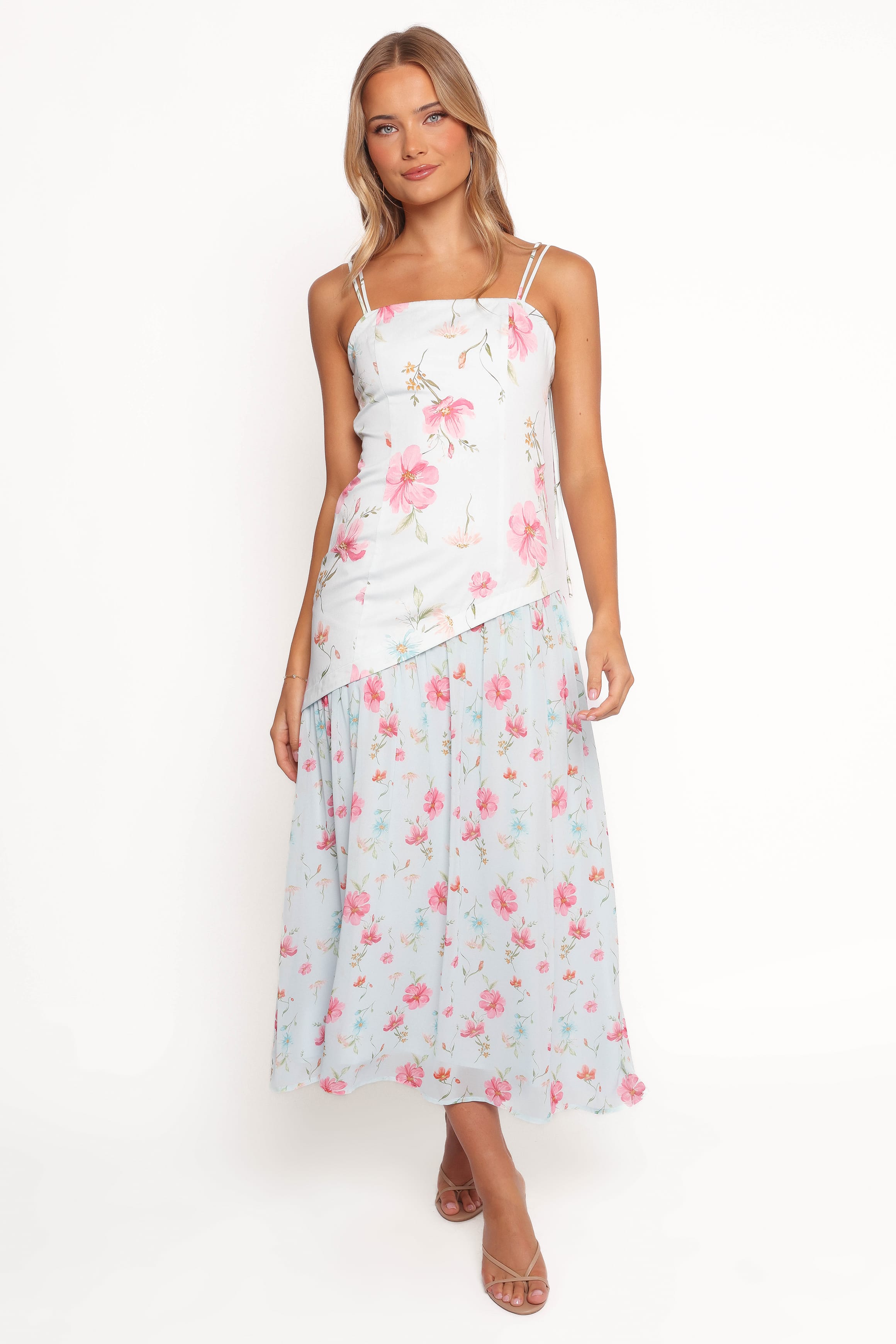 DRESSES Renata Maxi Dress - Blue Floral