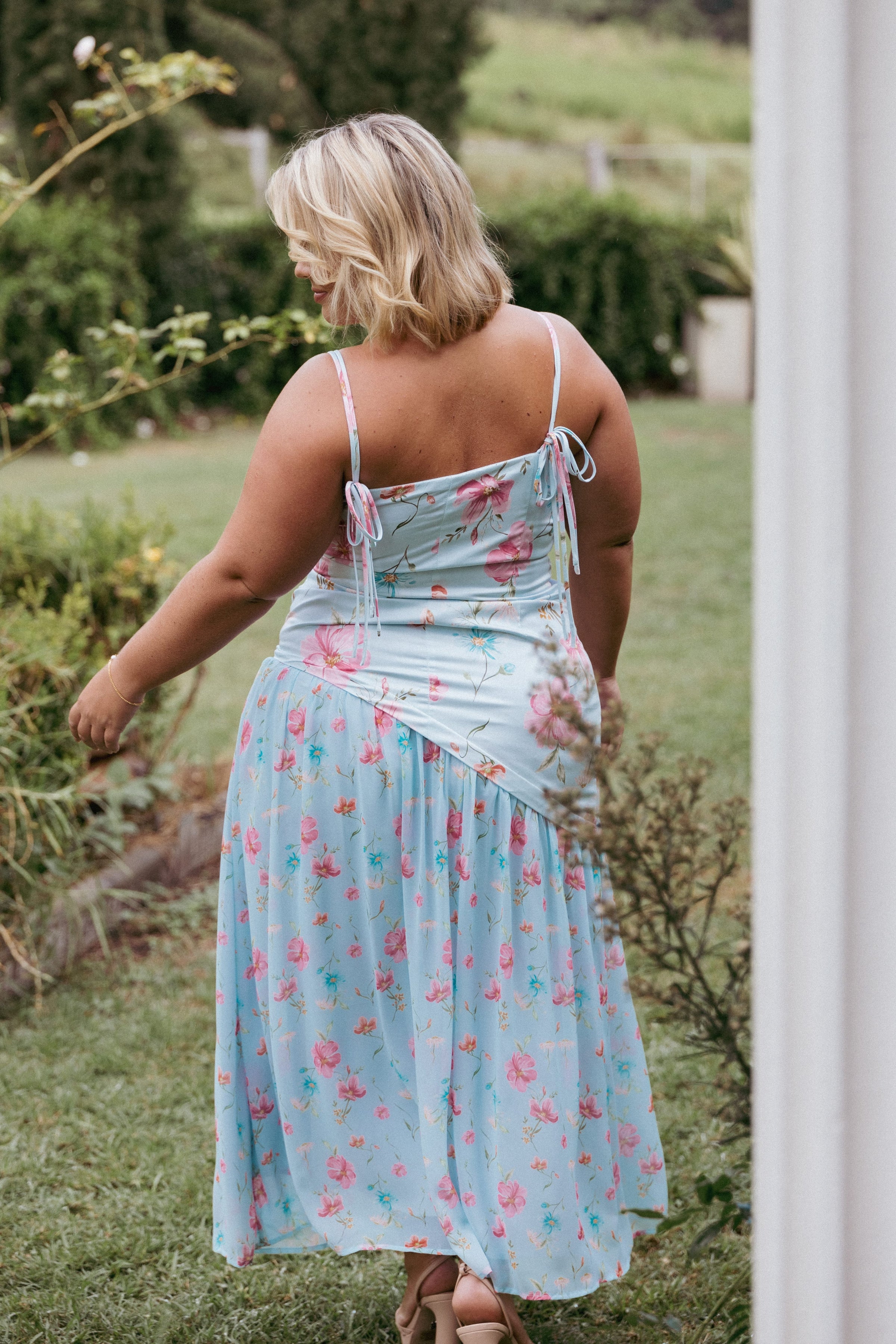 DRESSES Renata Maxi Dress - Blue Floral