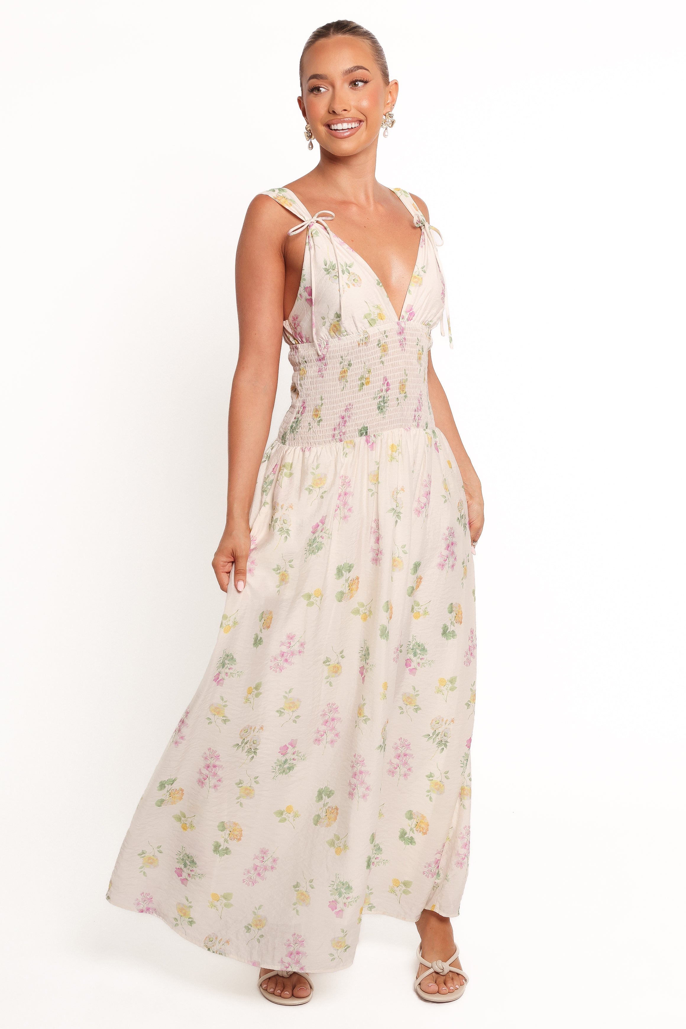 DRESSES Reverie Maxi Dress - Purple Ditsy Floral