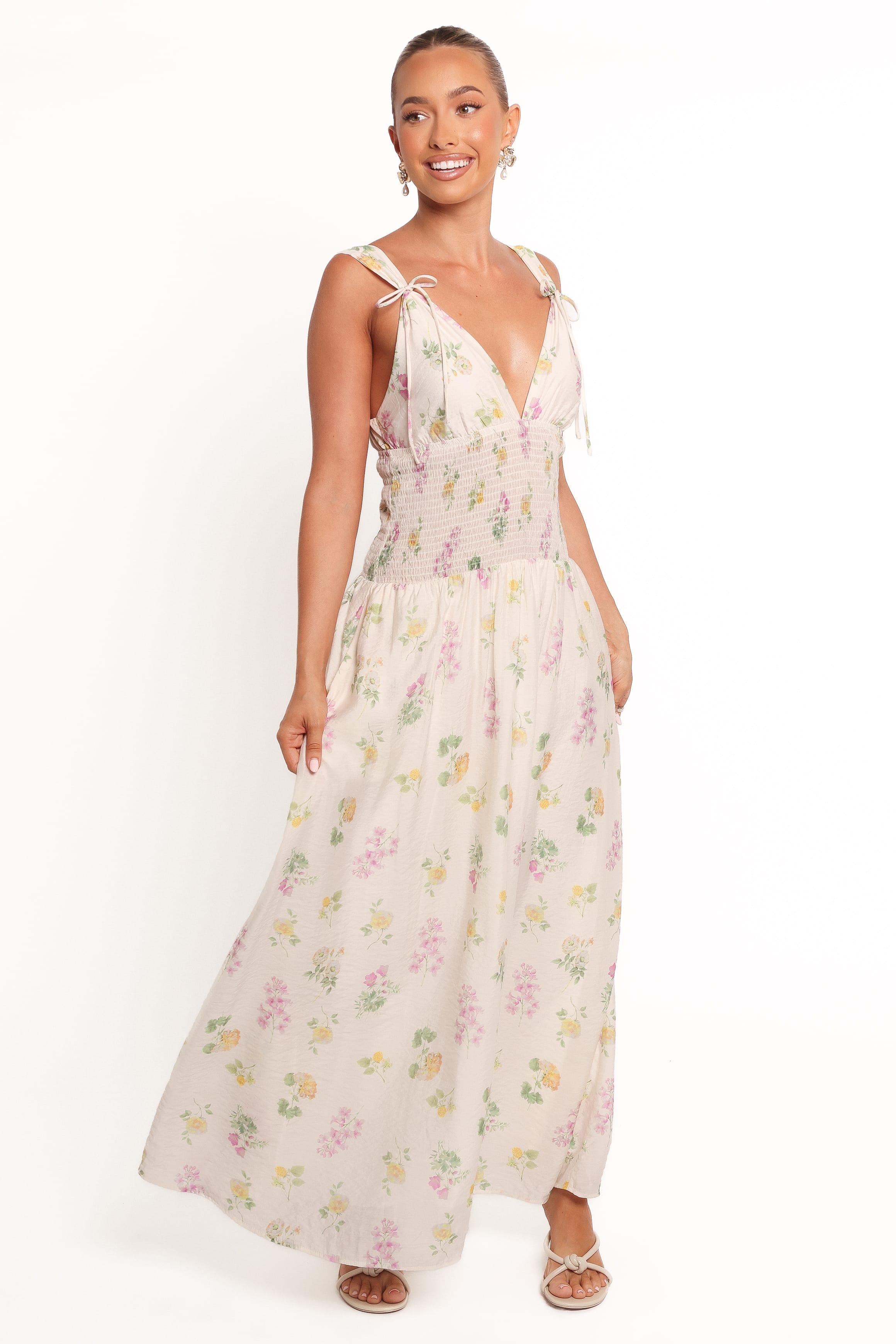 DRESSES Reverie Maxi Dress - Purple Ditsy Floral