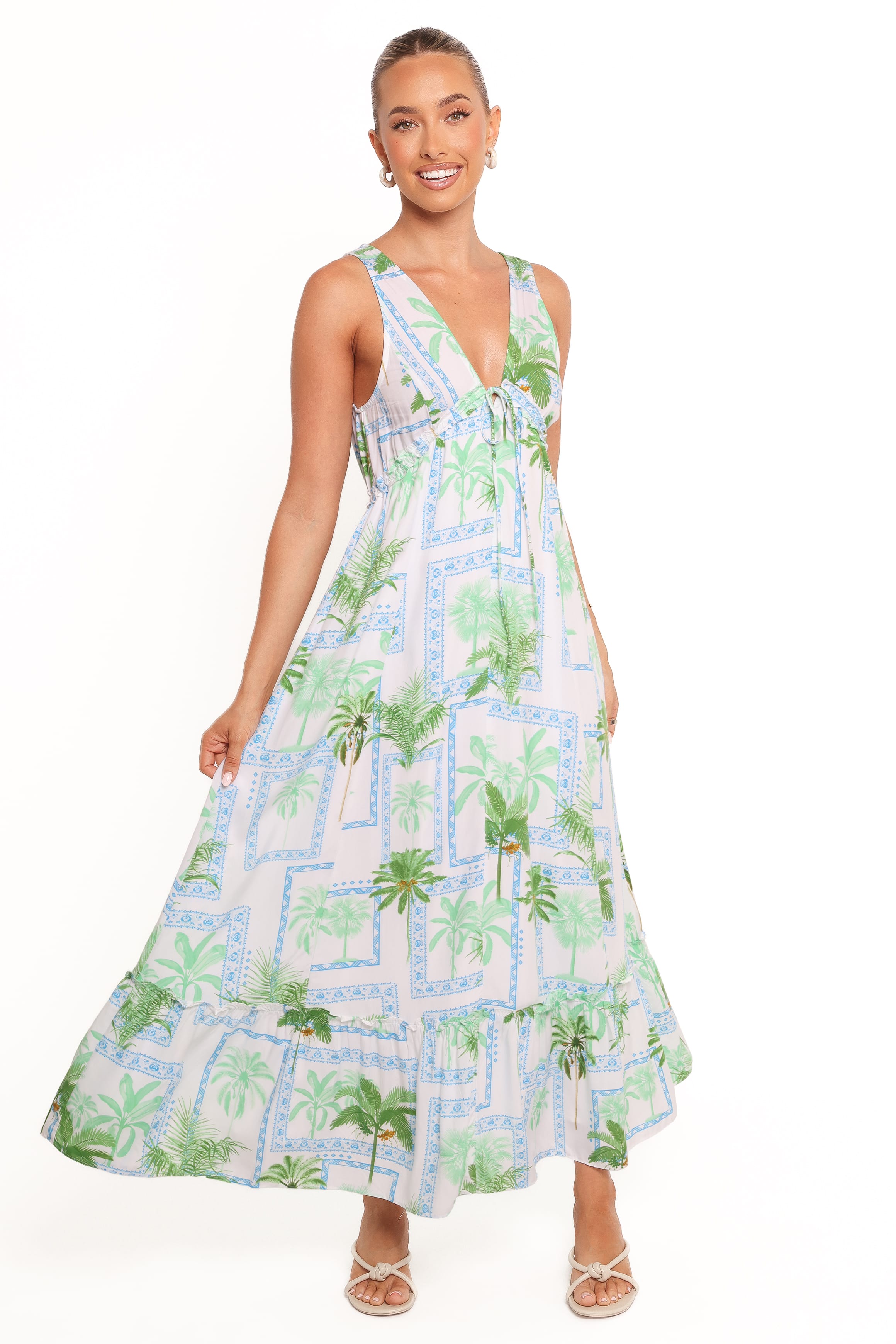 DRESSES Rhiannon Maxi Dress - Green Multi