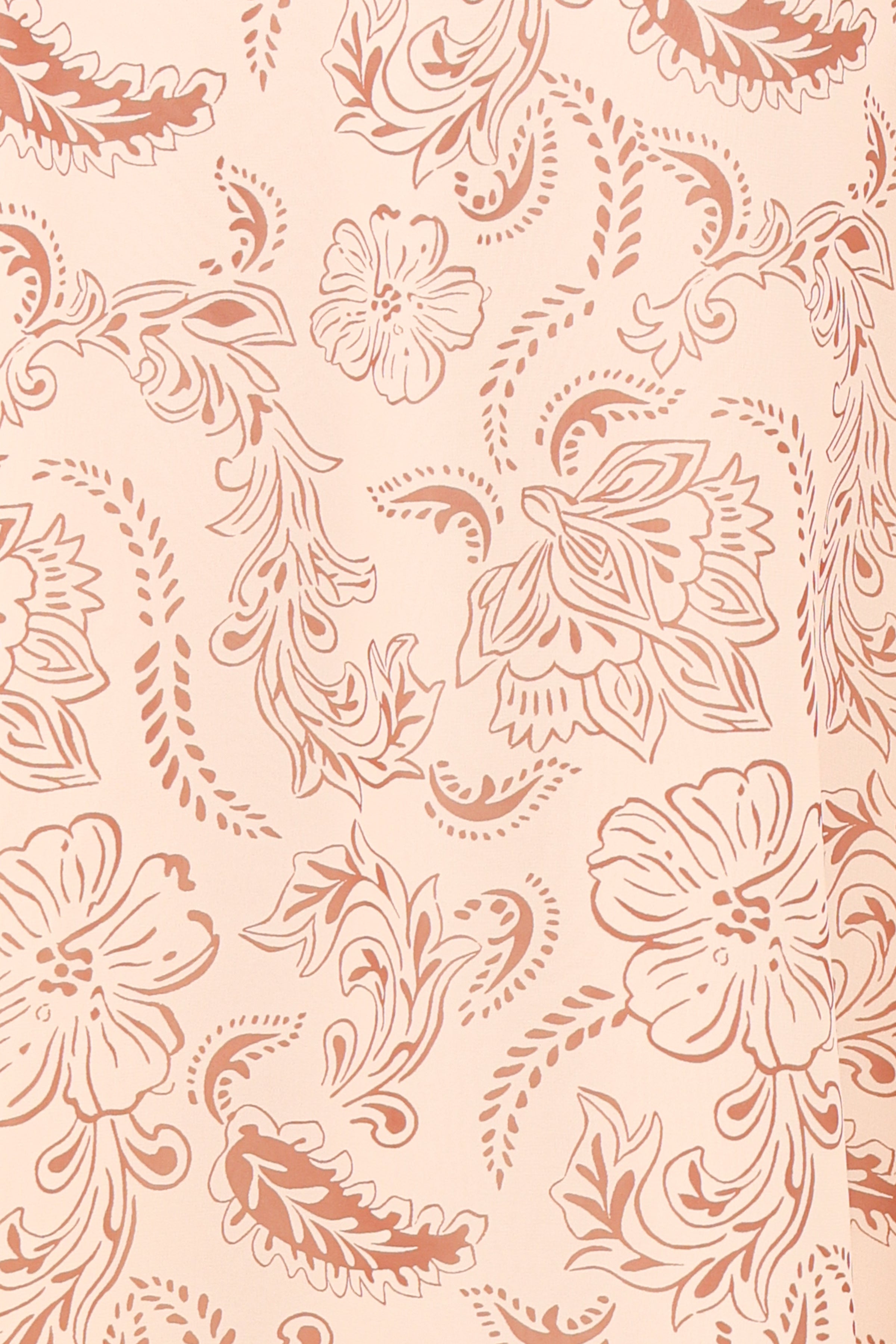 DRESSES Riba Midi Dress - Brown Paisley