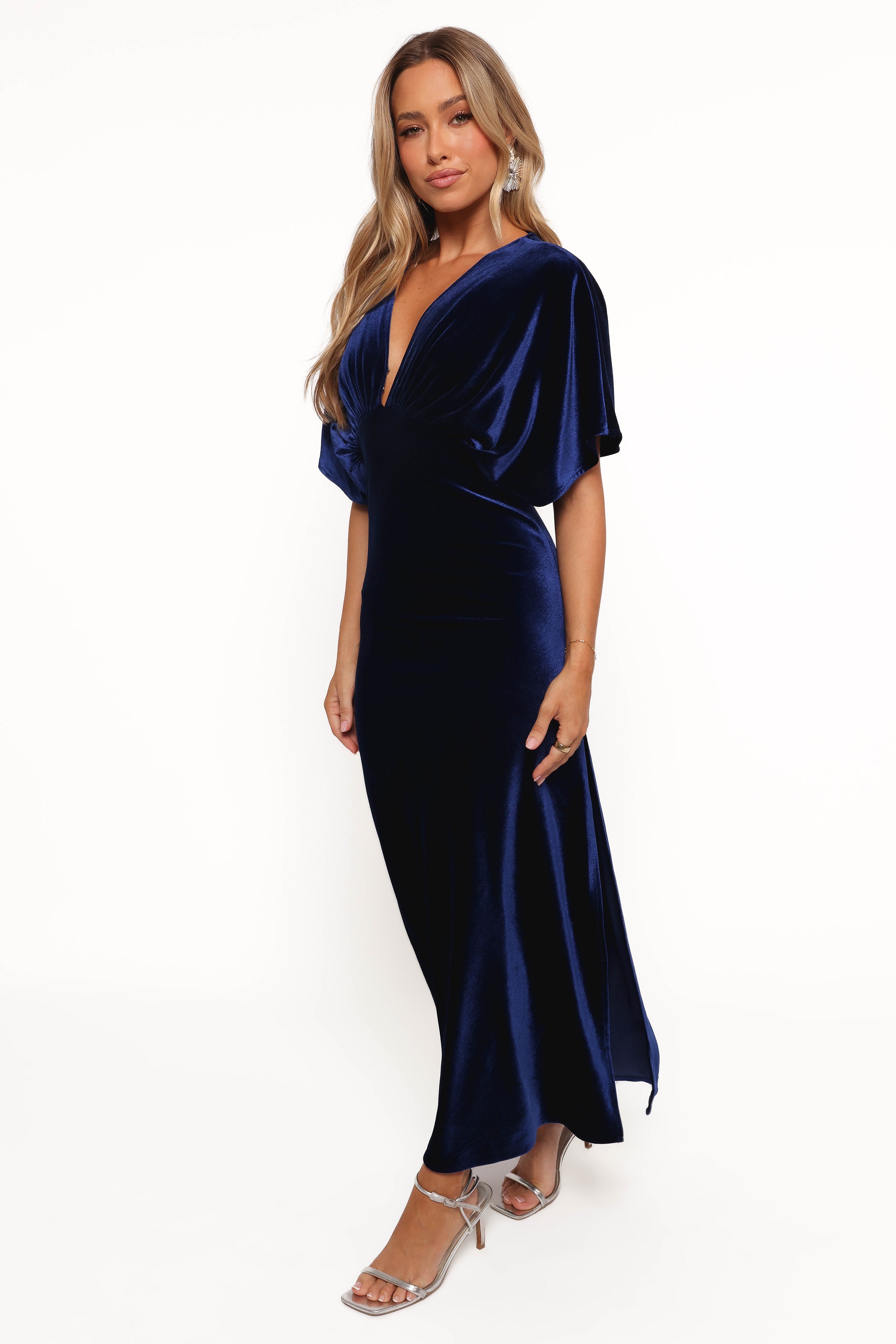 DRESSES Ricki Velvet Maxi Dress - Midnight