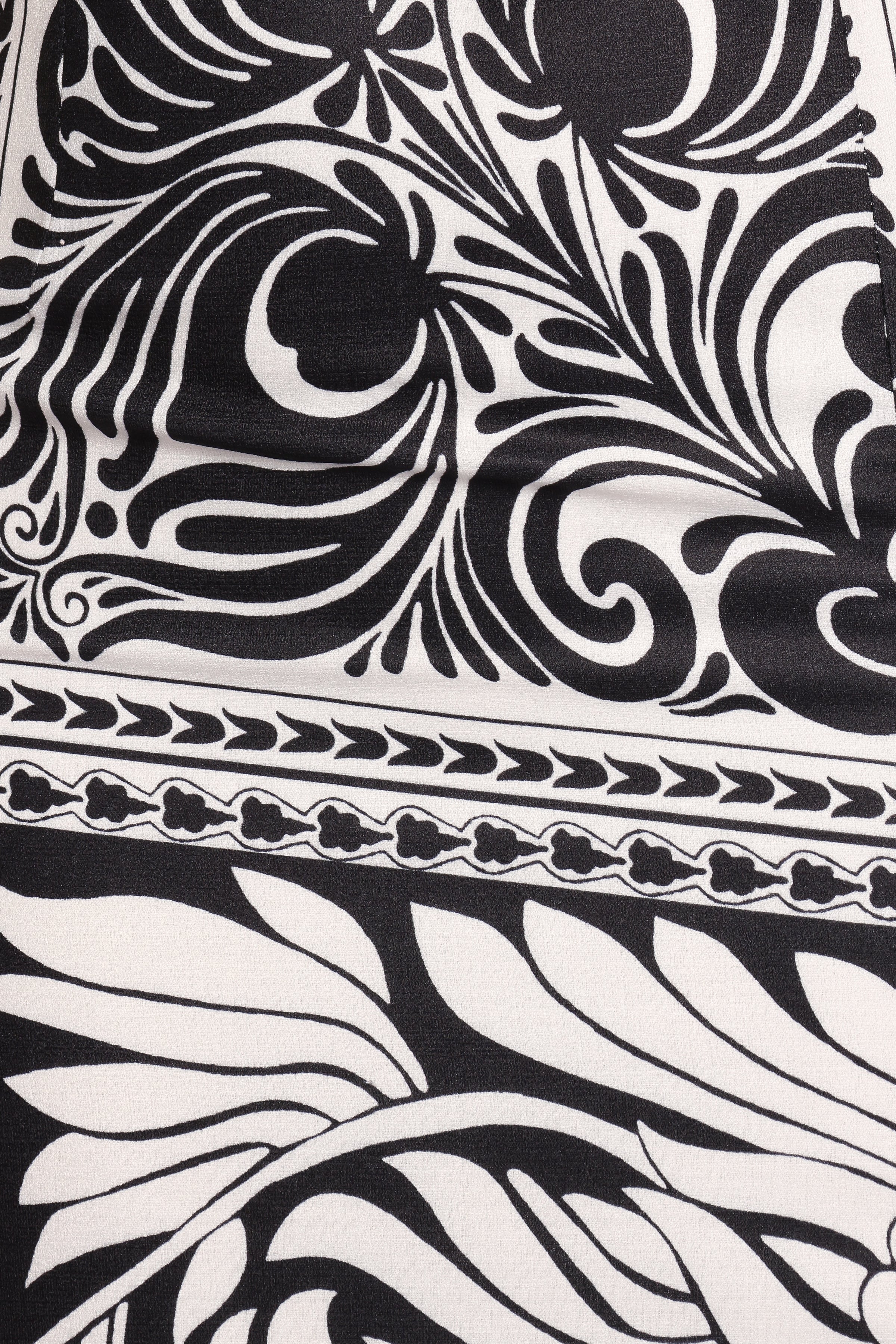 DRESSES Riley Printed Midi Dress - Black