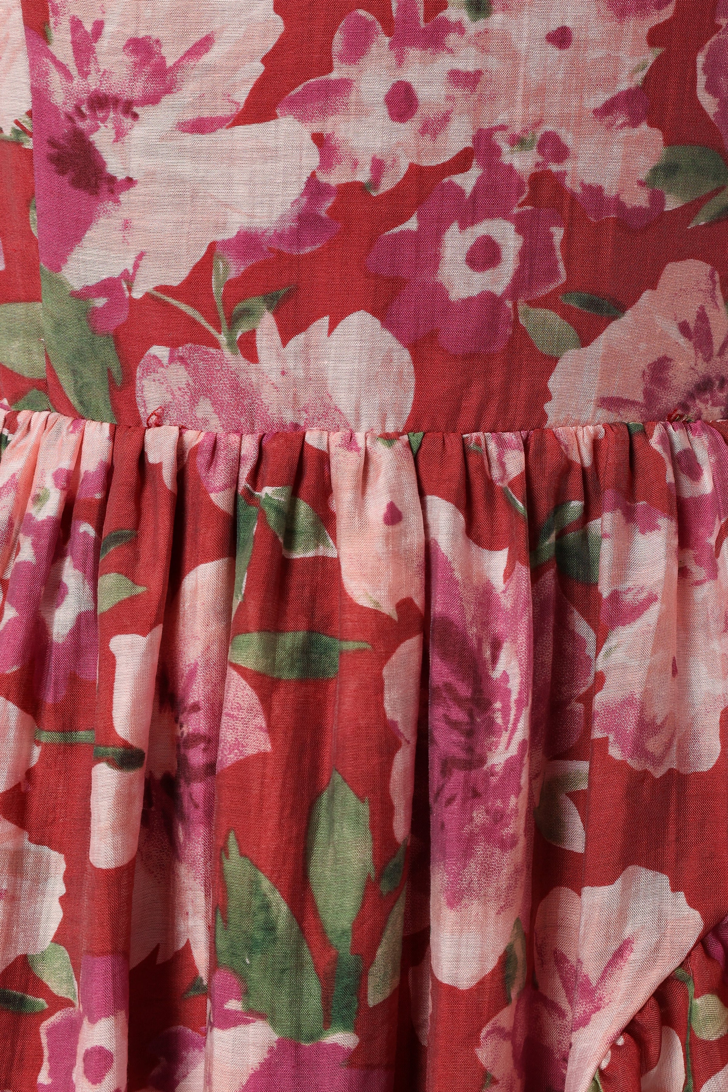 DRESSES @Rita Tiered Maxi Dress - Berry Floral