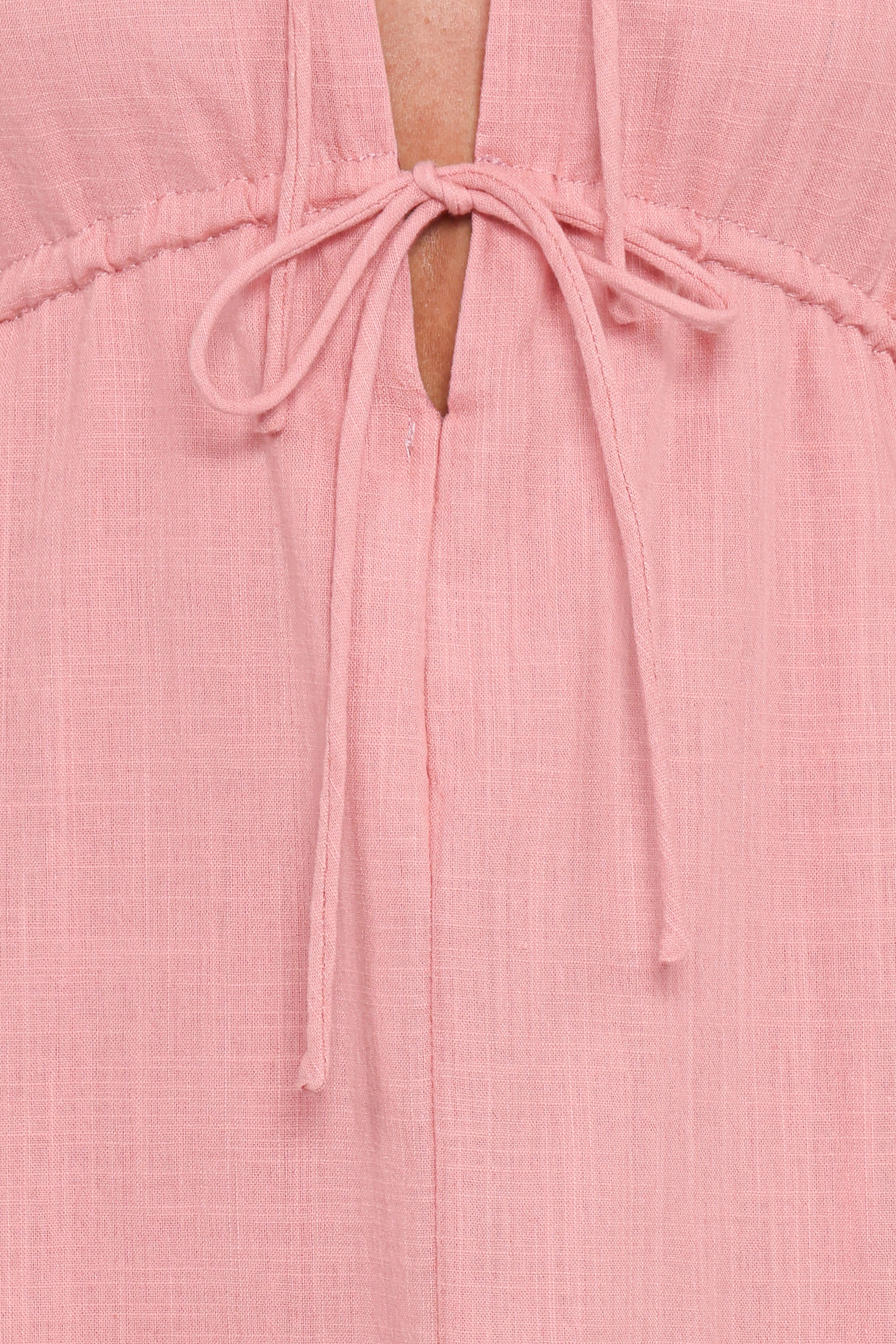 DRESSES Riven Long Sleeve Maxi Dress - Pink