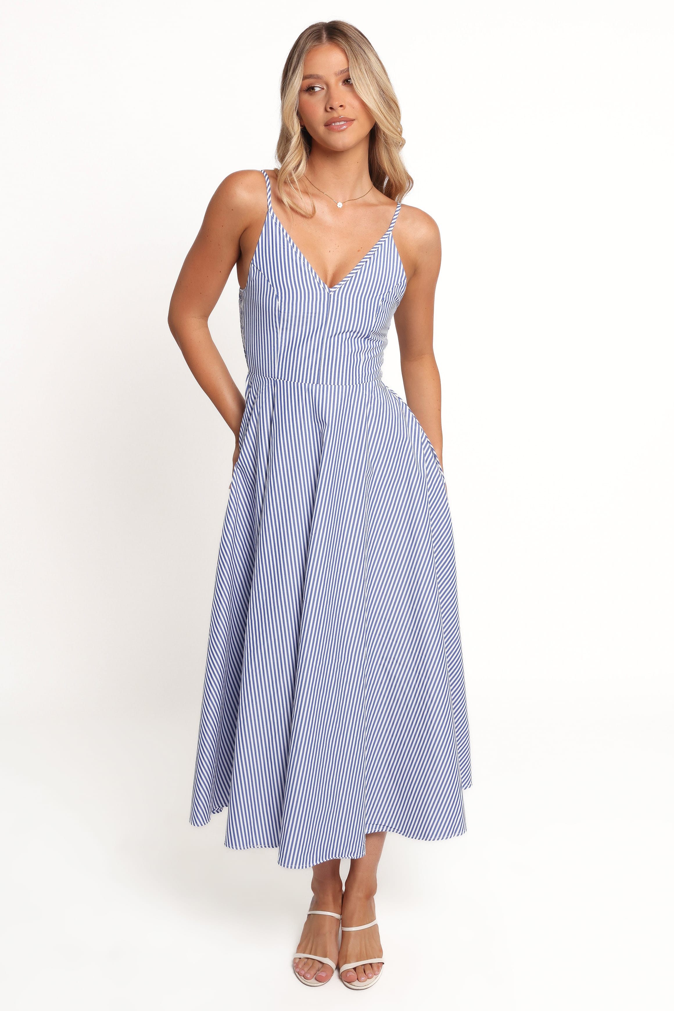 DRESSES Romilly Strappy Maxi Dress - Light Blue