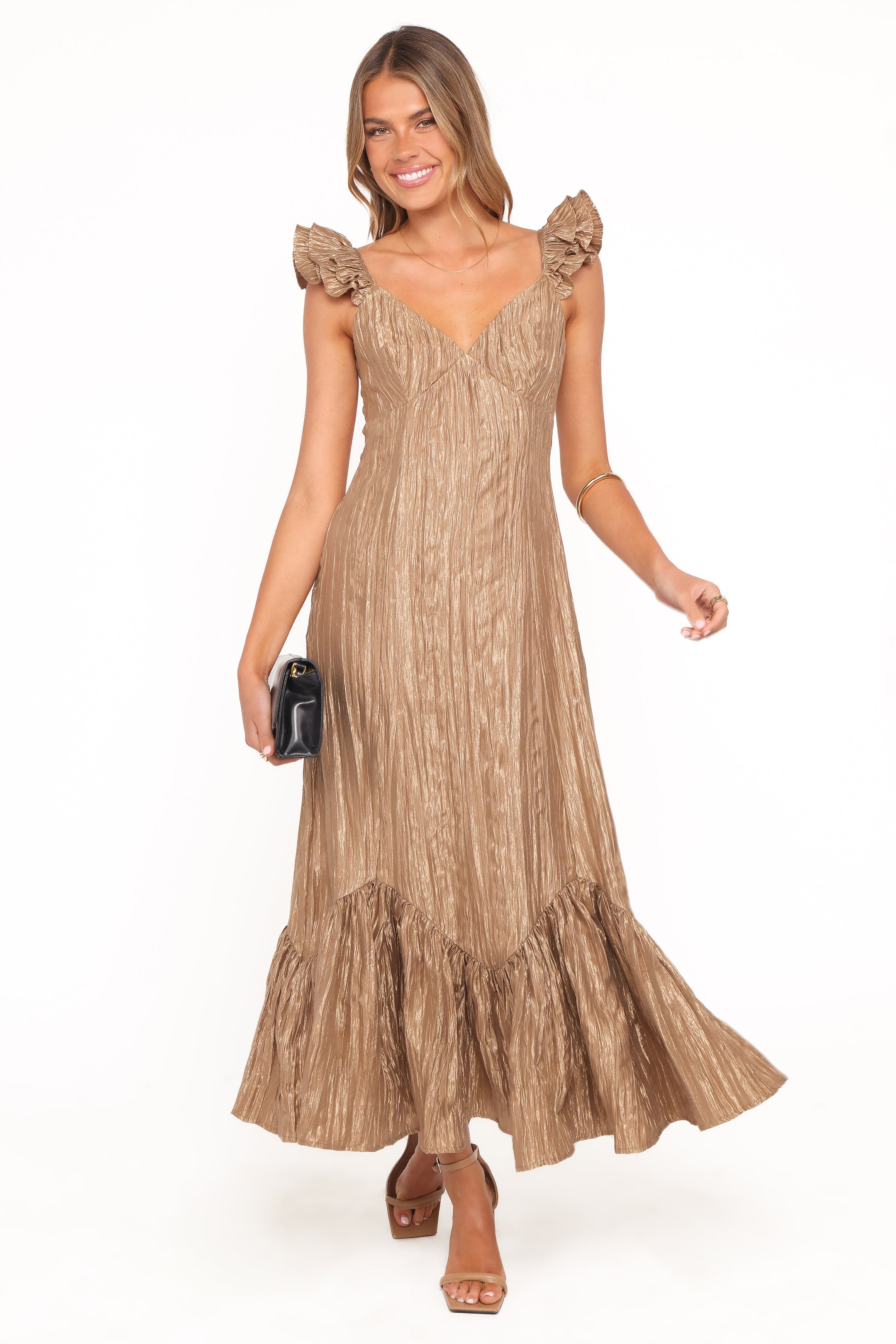 DRESSES Romola Midi Dress - Bronze