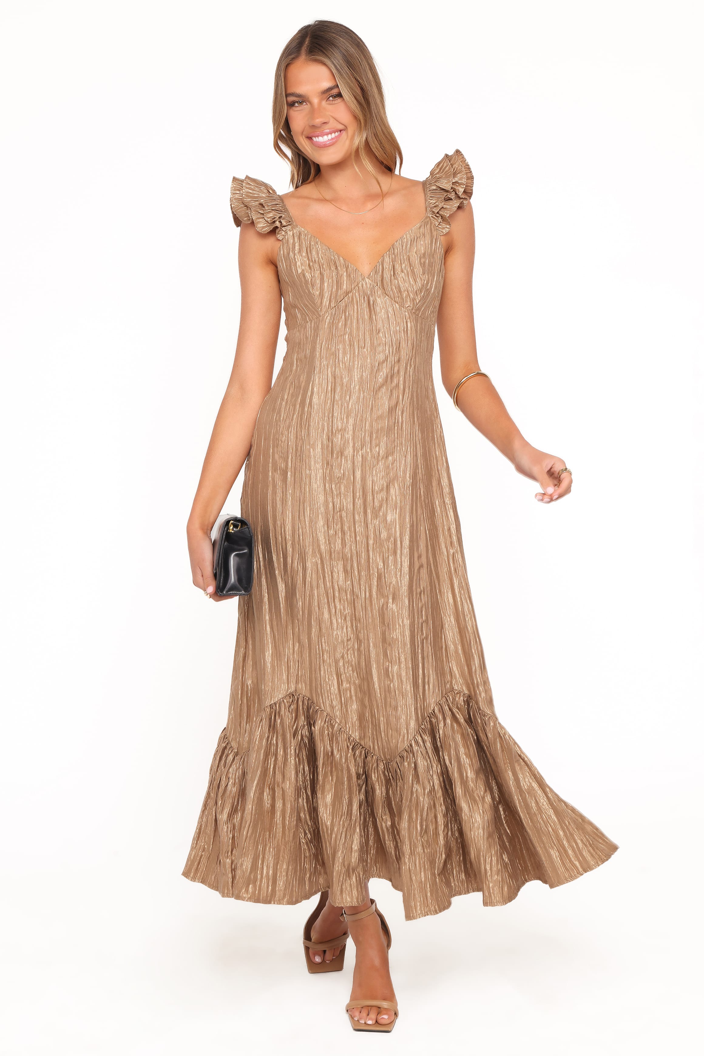 DRESSES Romola Midi Dress - Bronze