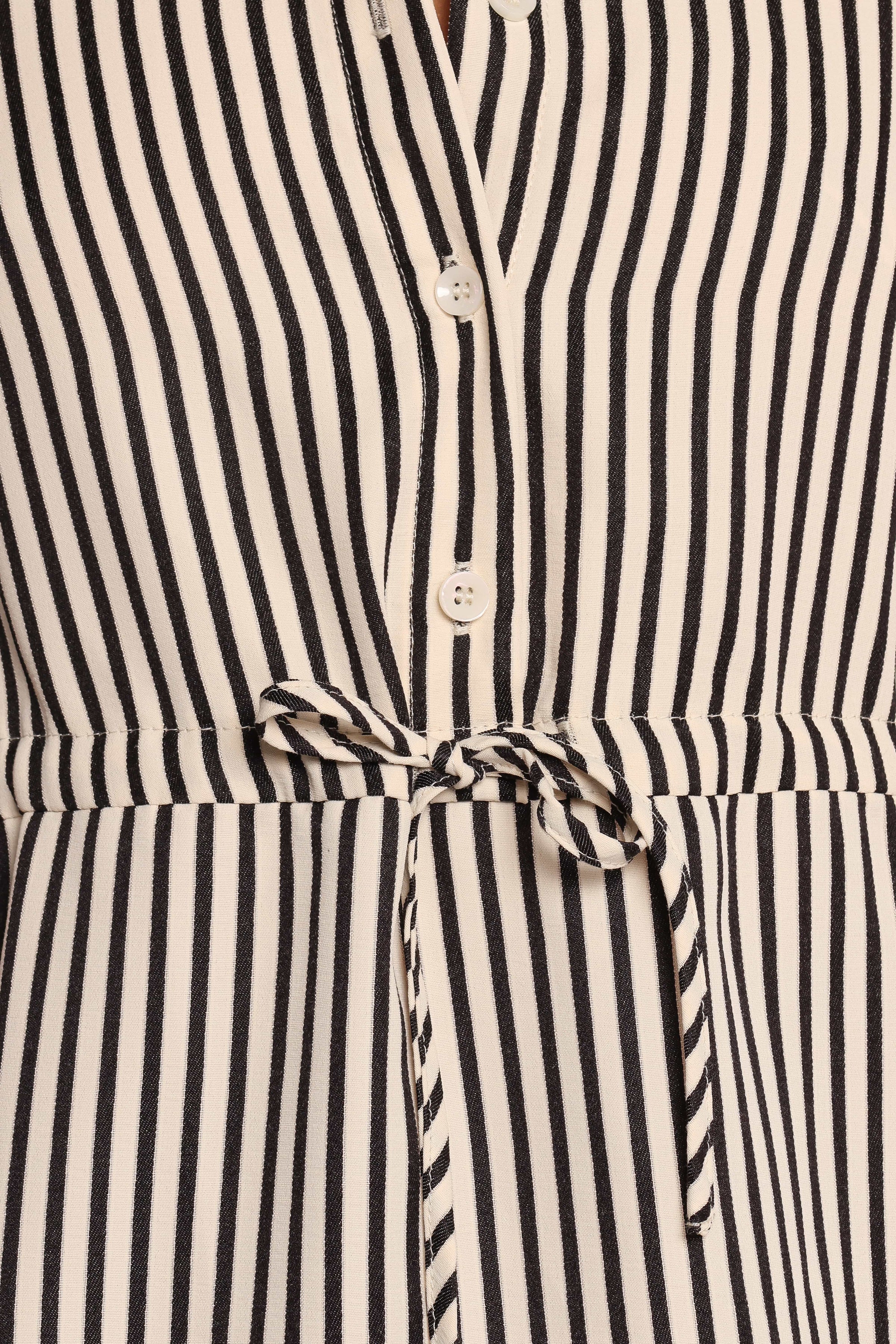 DRESSES Ronda Mini Dress - Black Stripe