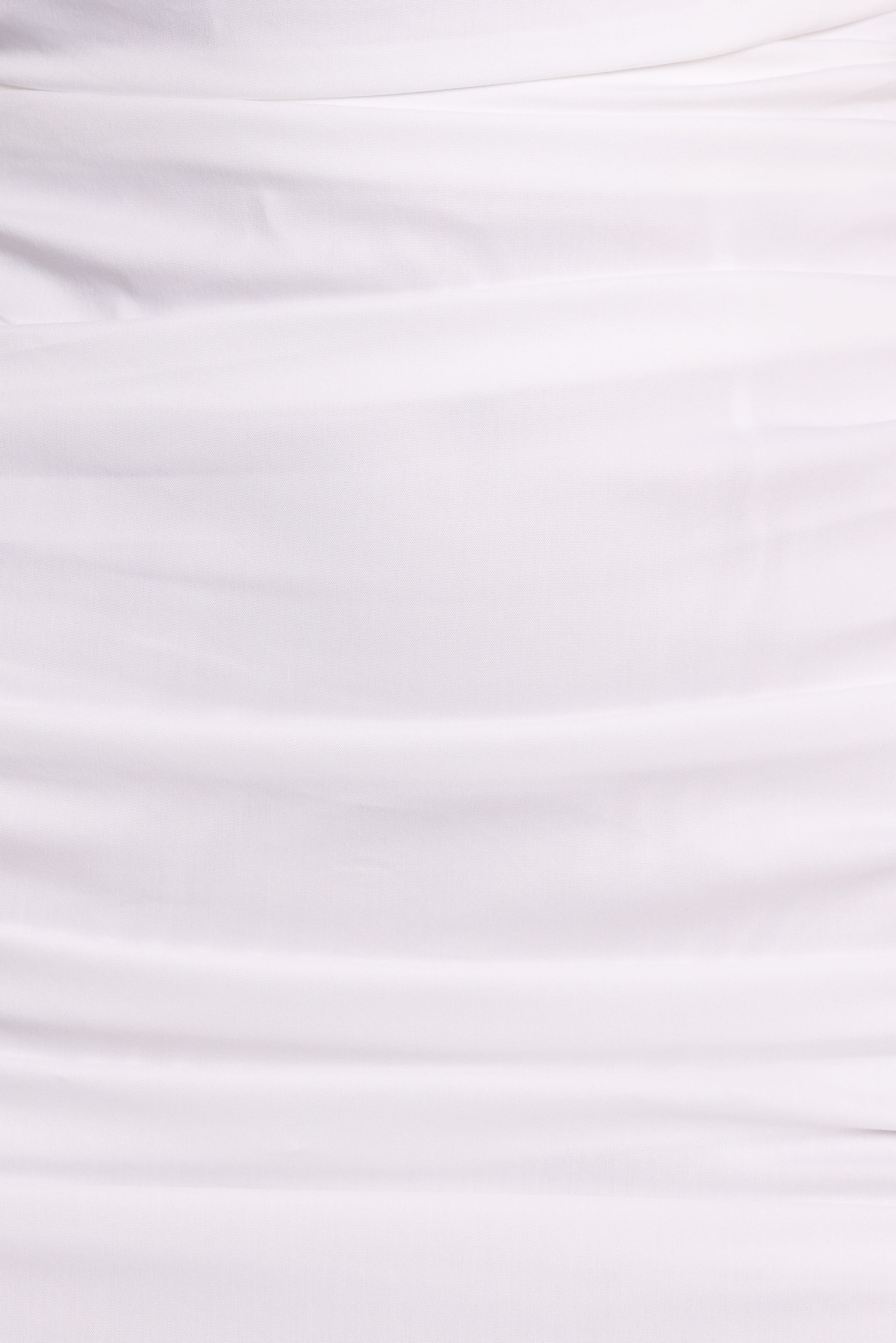 DRESSES Roni One Shoulder Frill Mini Dress - Ivory