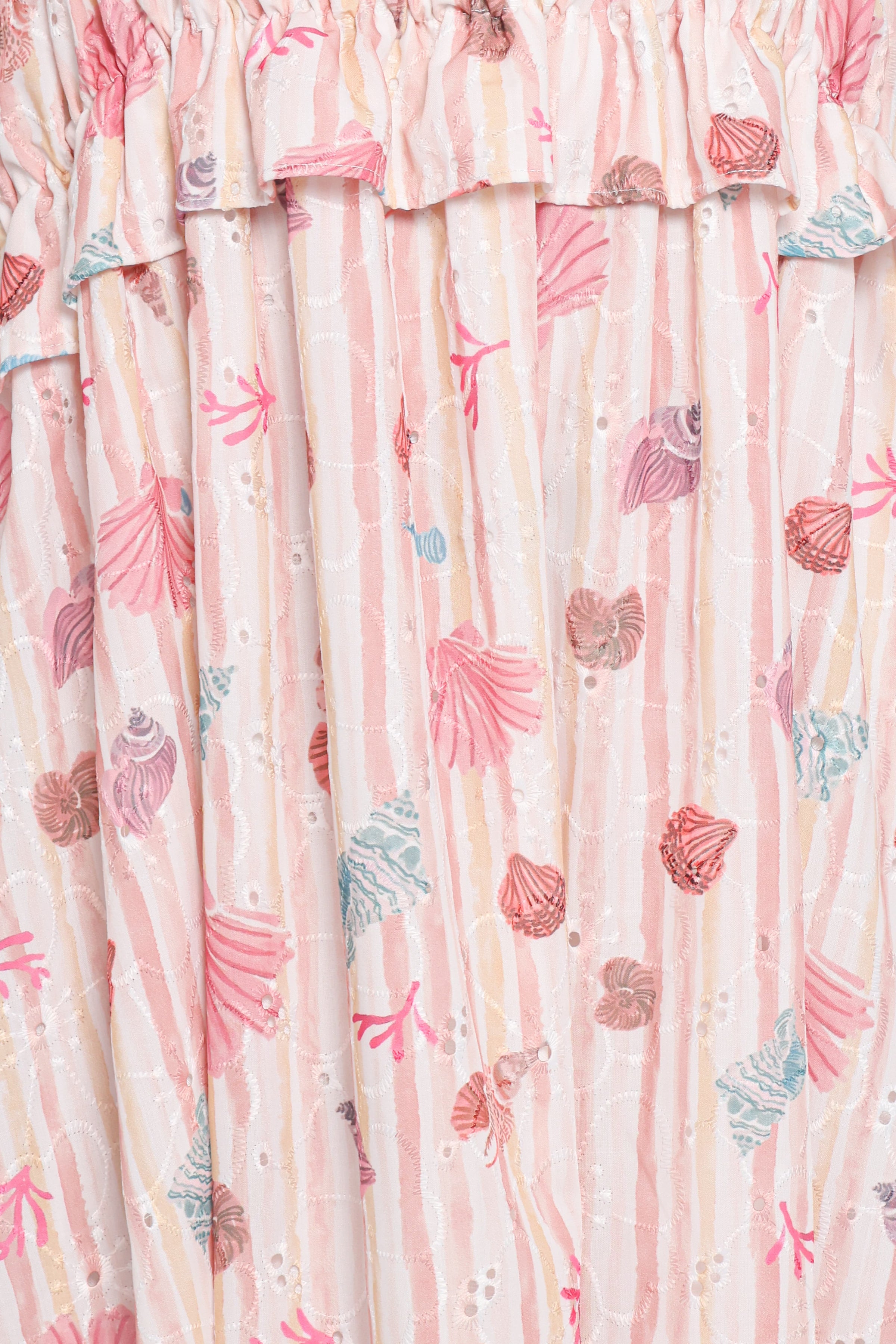 DRESSES Ross Frill Strap Maxi Dress - Beach Print