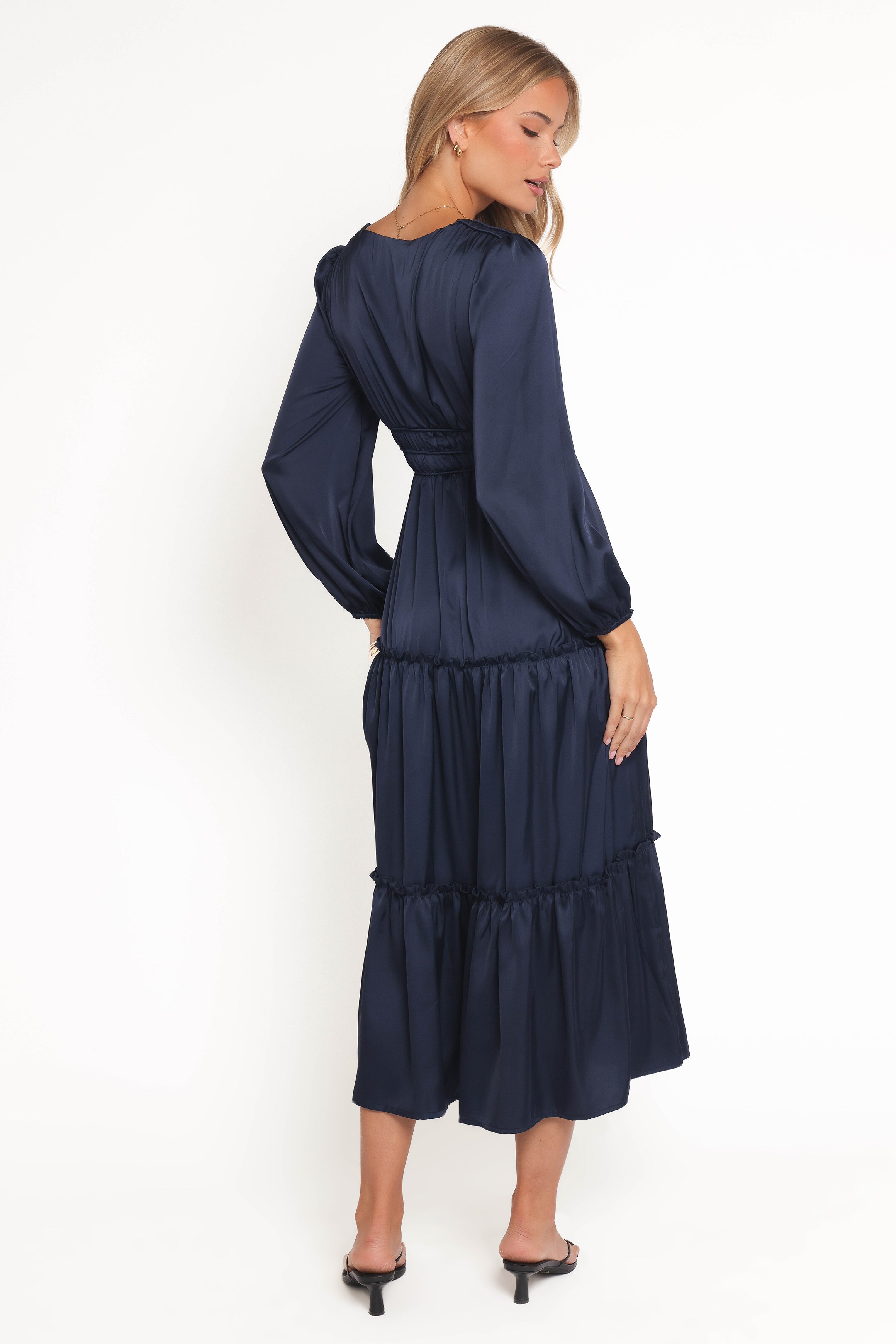 DRESSES Rowen Long Sleeve Maxi Dress - Navy