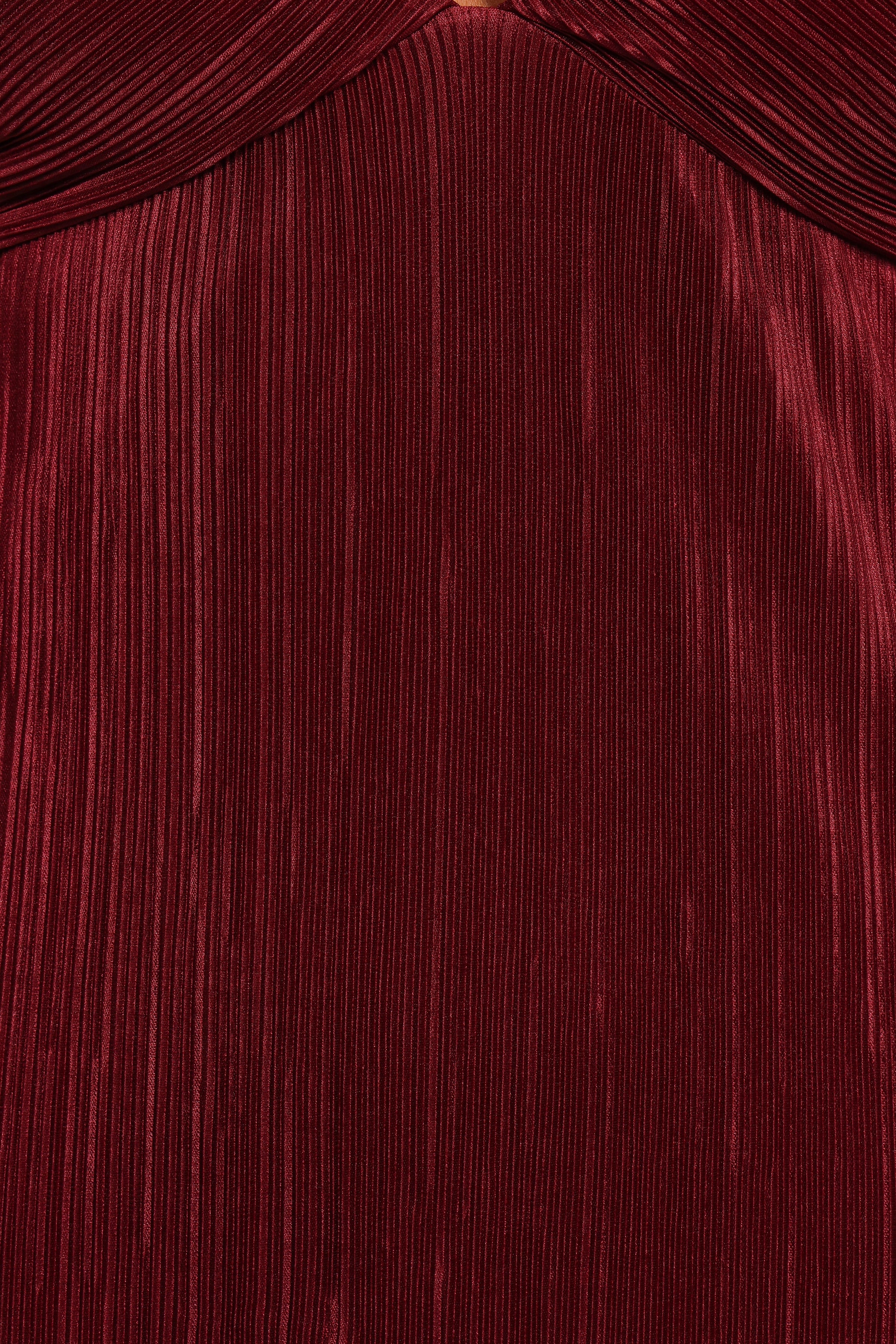 DRESSES Safi Plisse Maxi Dress - Wine