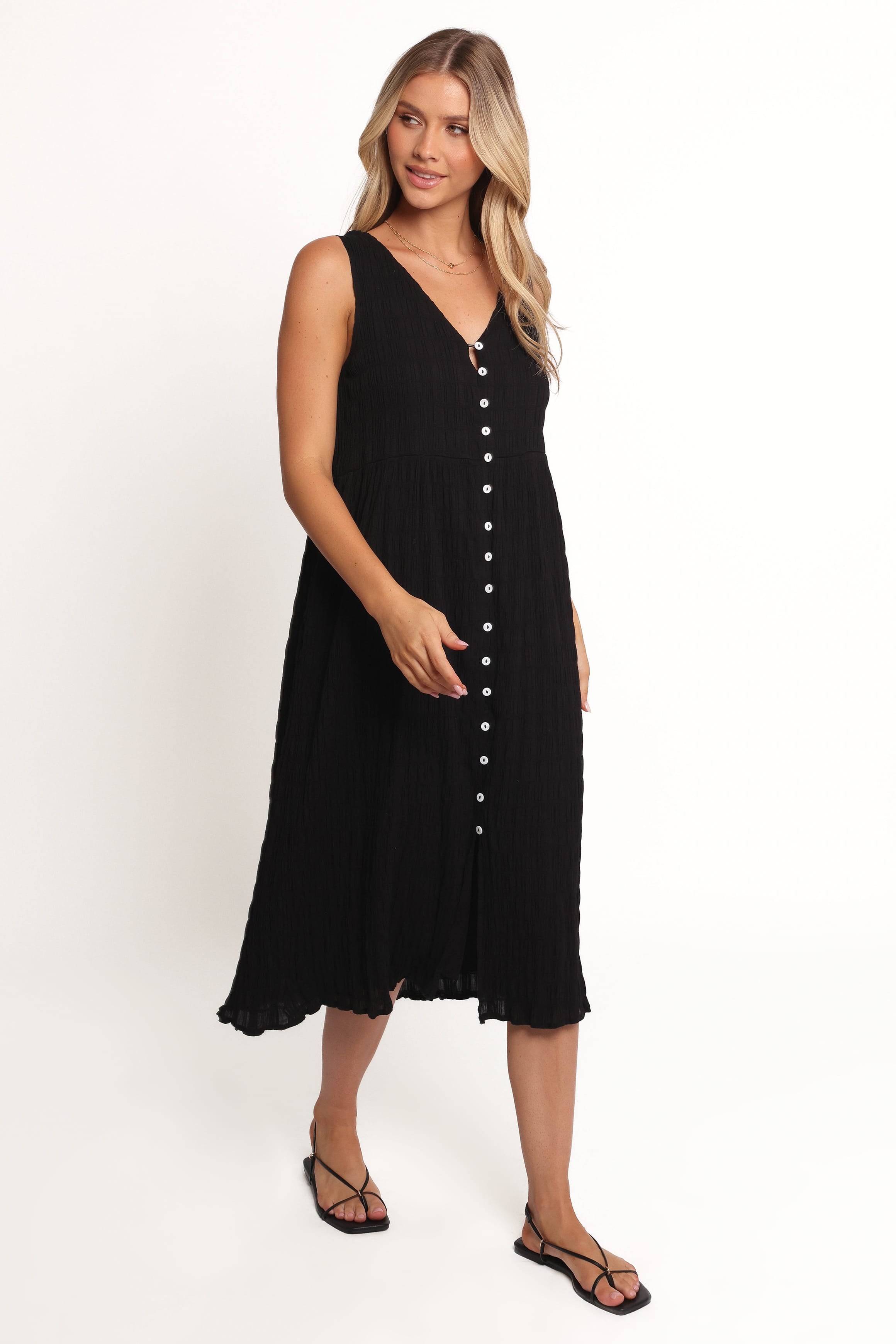 DRESSES Sam Midi Dress - Black