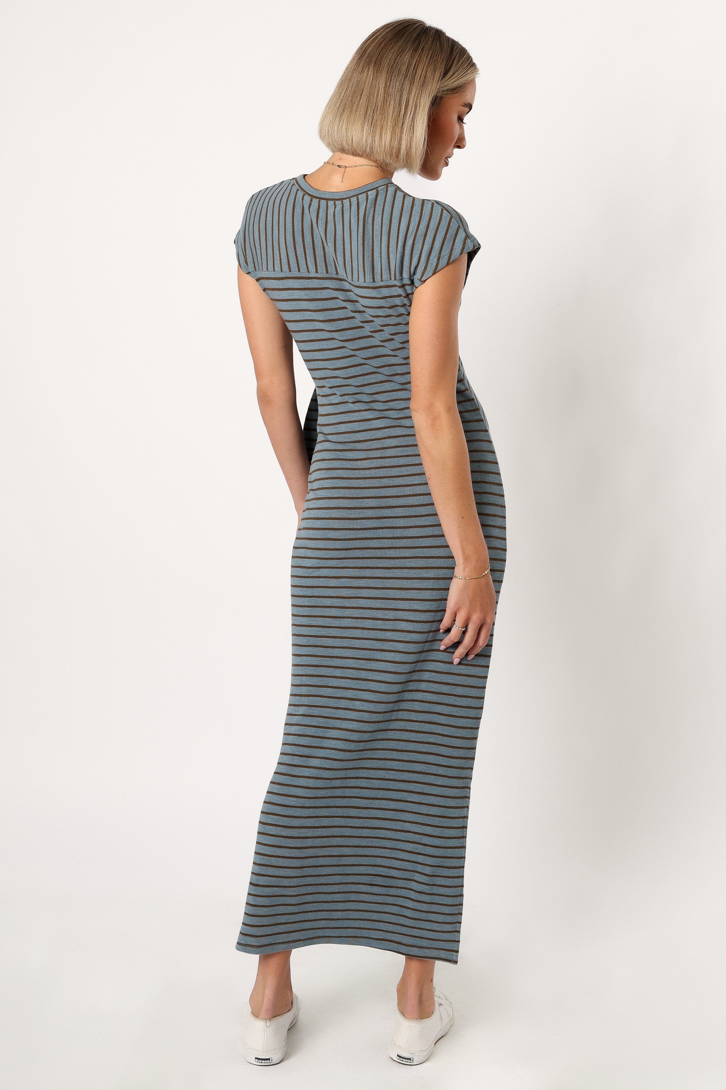 DRESSES @Sandro Maxi Dress - Dusty Stripe