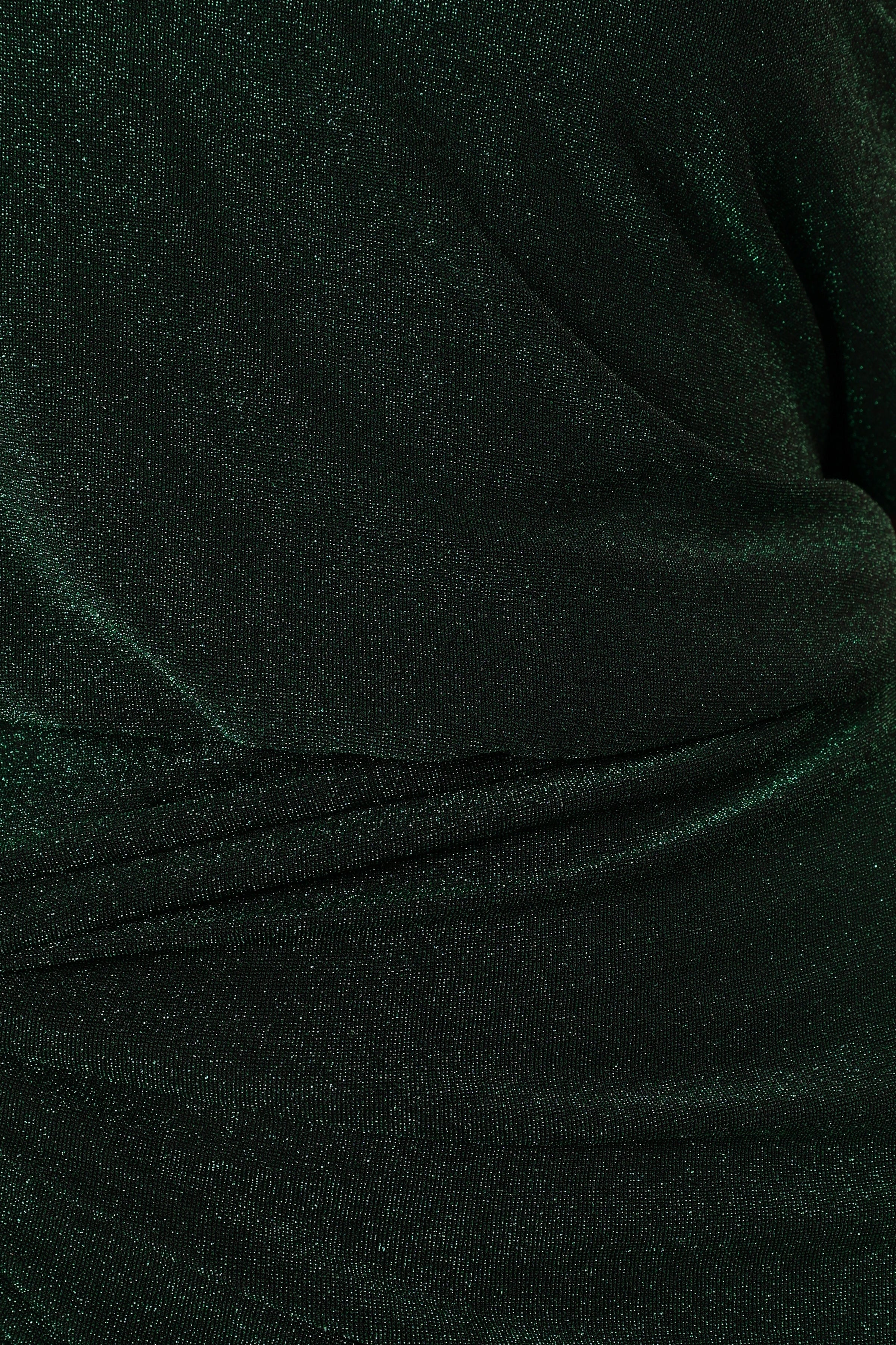 DRESSES @Santiago Off Shoulder Midi Dress - Emerald