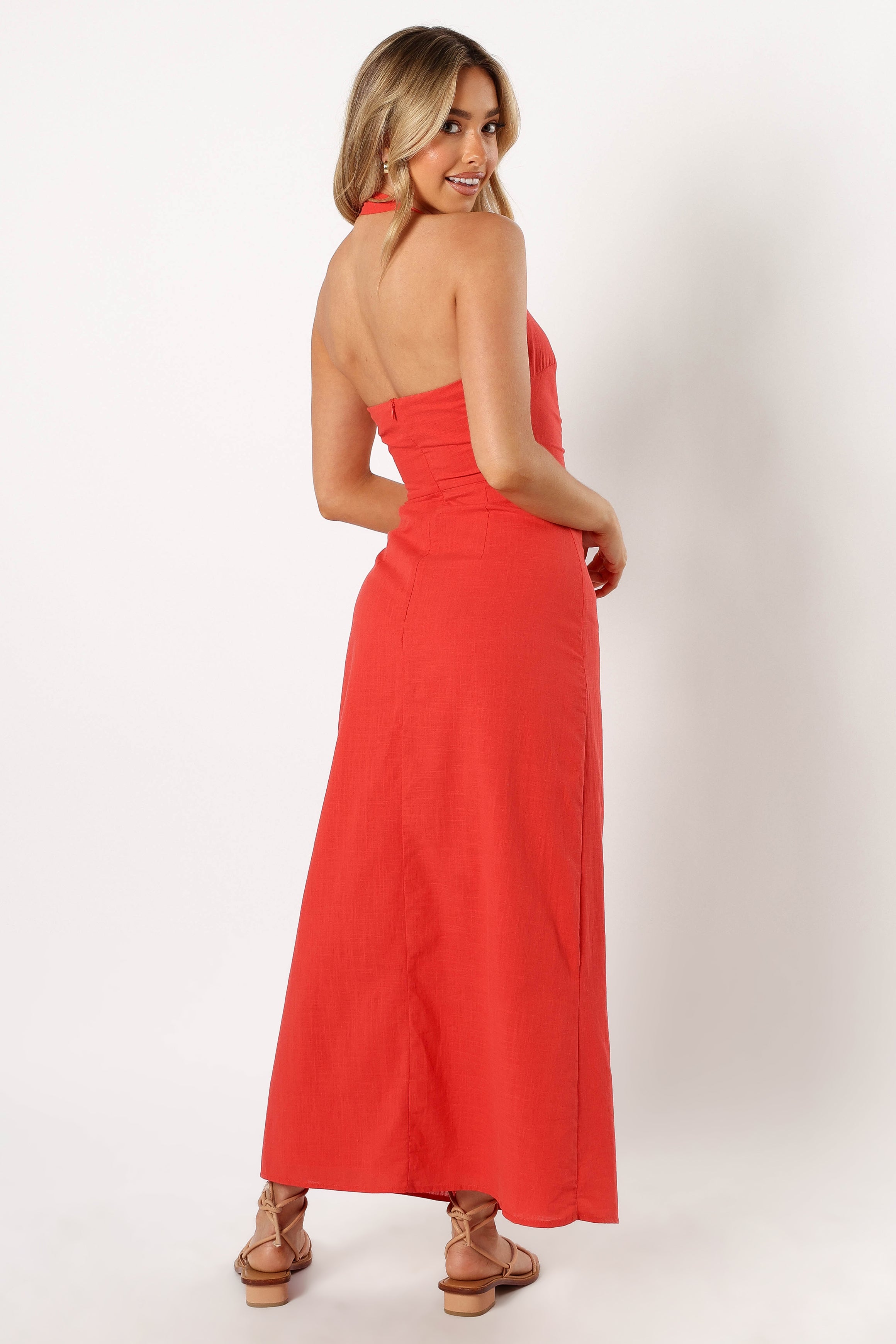 DRESSES @Saphira Long Midi Dress - Jaffa