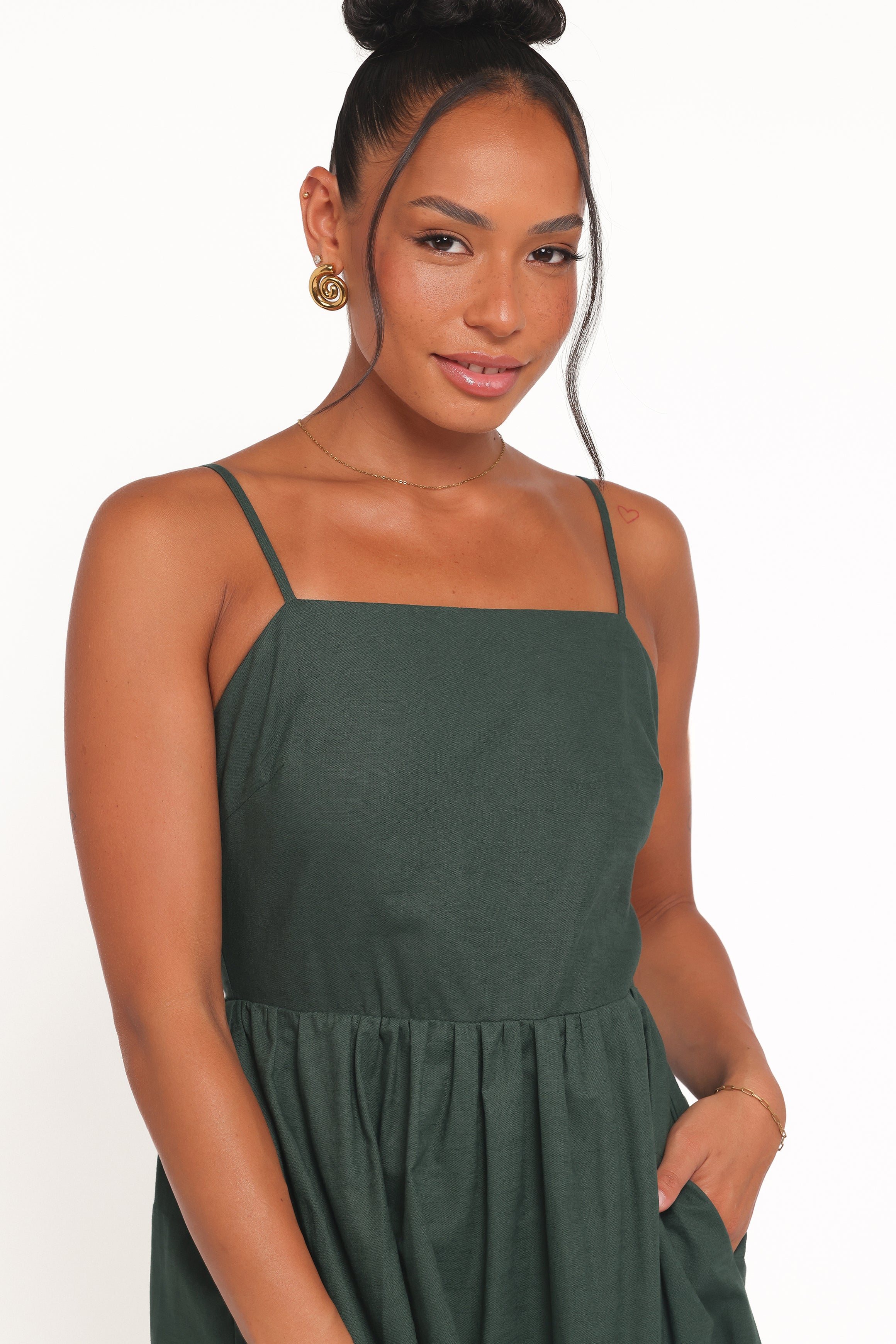 DRESSES Savannah Maxi Dress - Forest Green