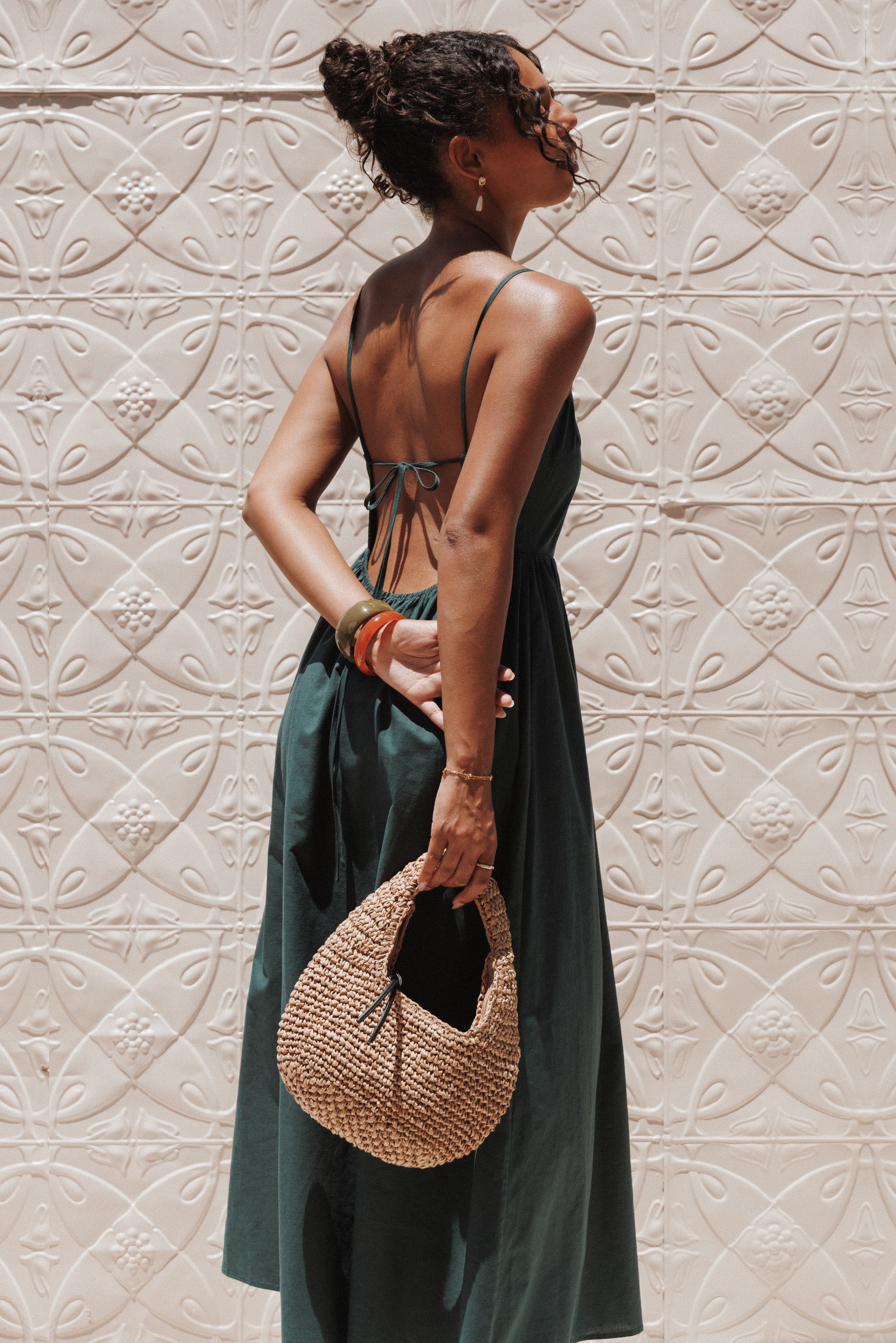 DRESSES Savannah Maxi Dress - Forest Green